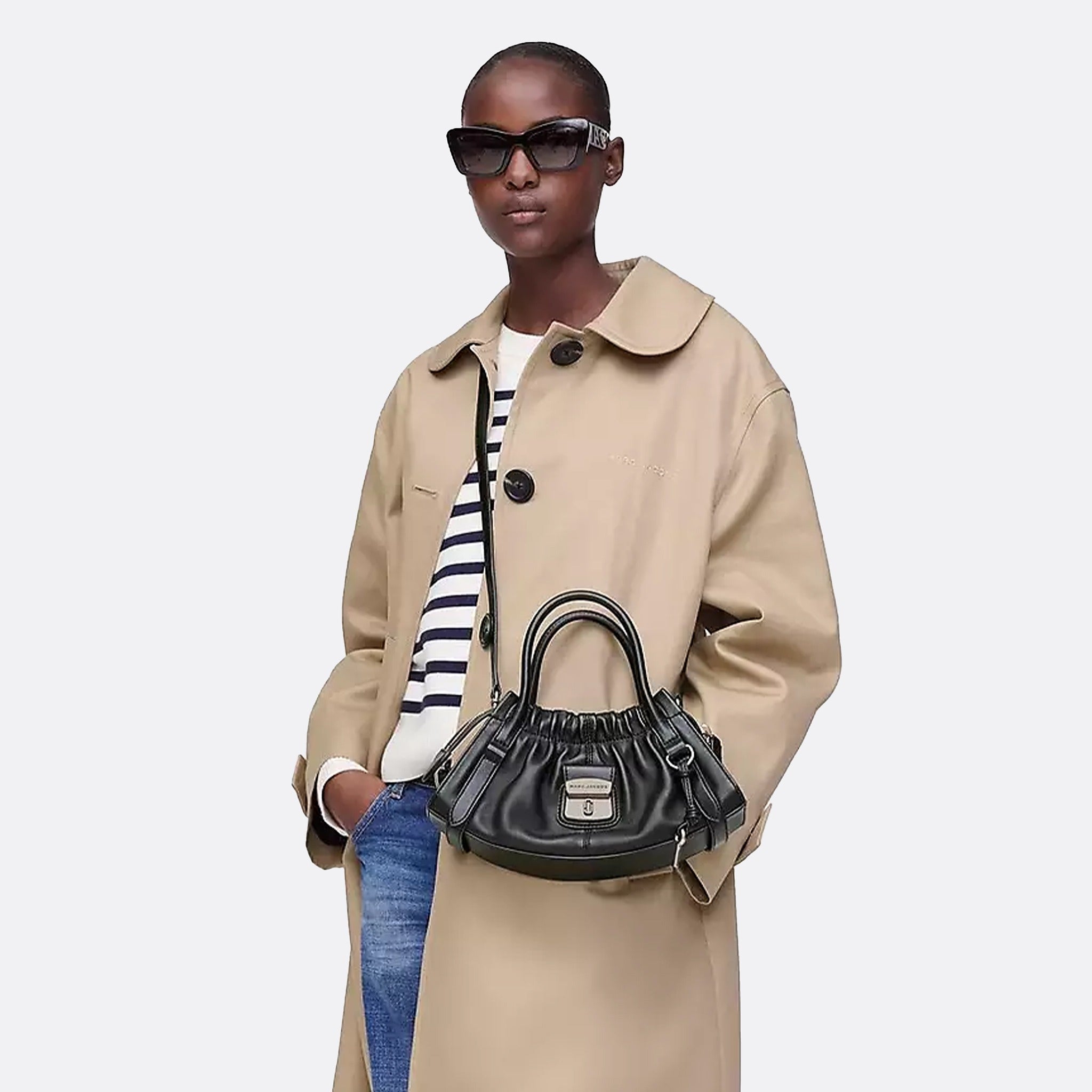 The black Cristina Small Satchel by Marc Jacobs