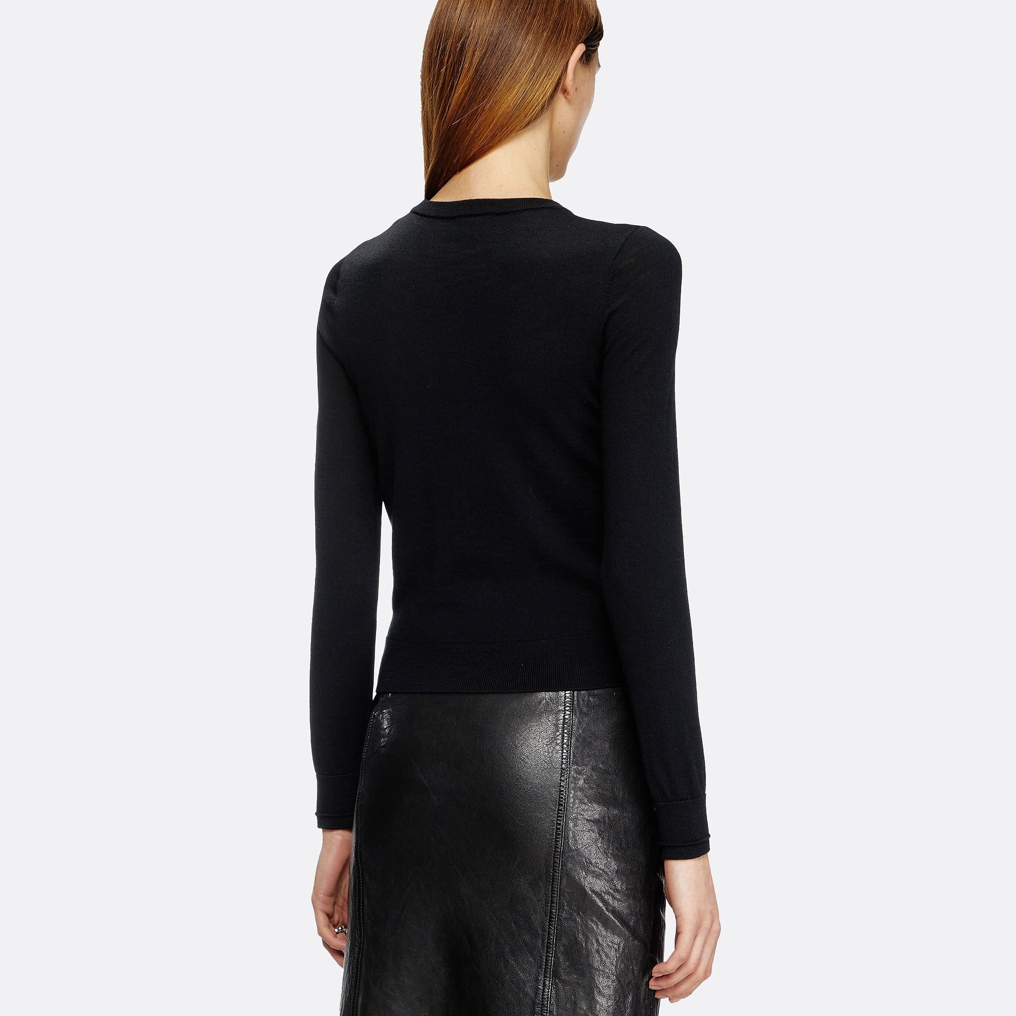 The M-Alinesa Wool Jumper from Diesel in Black