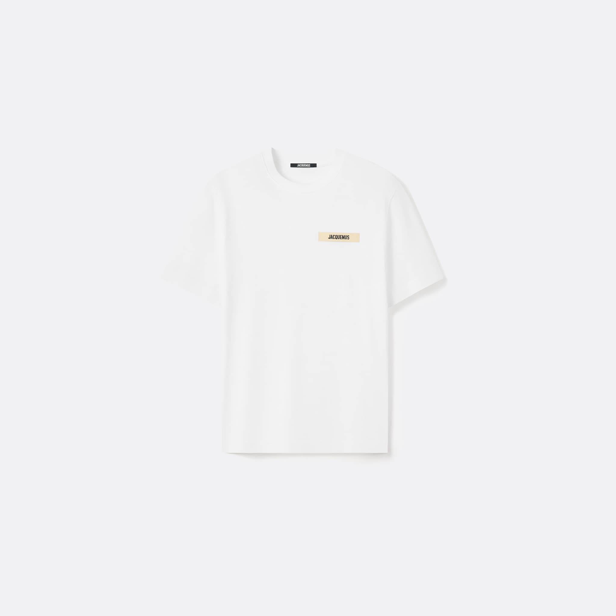 The Le Gros Grain Logo T-Shirt from Jacquemus  in White