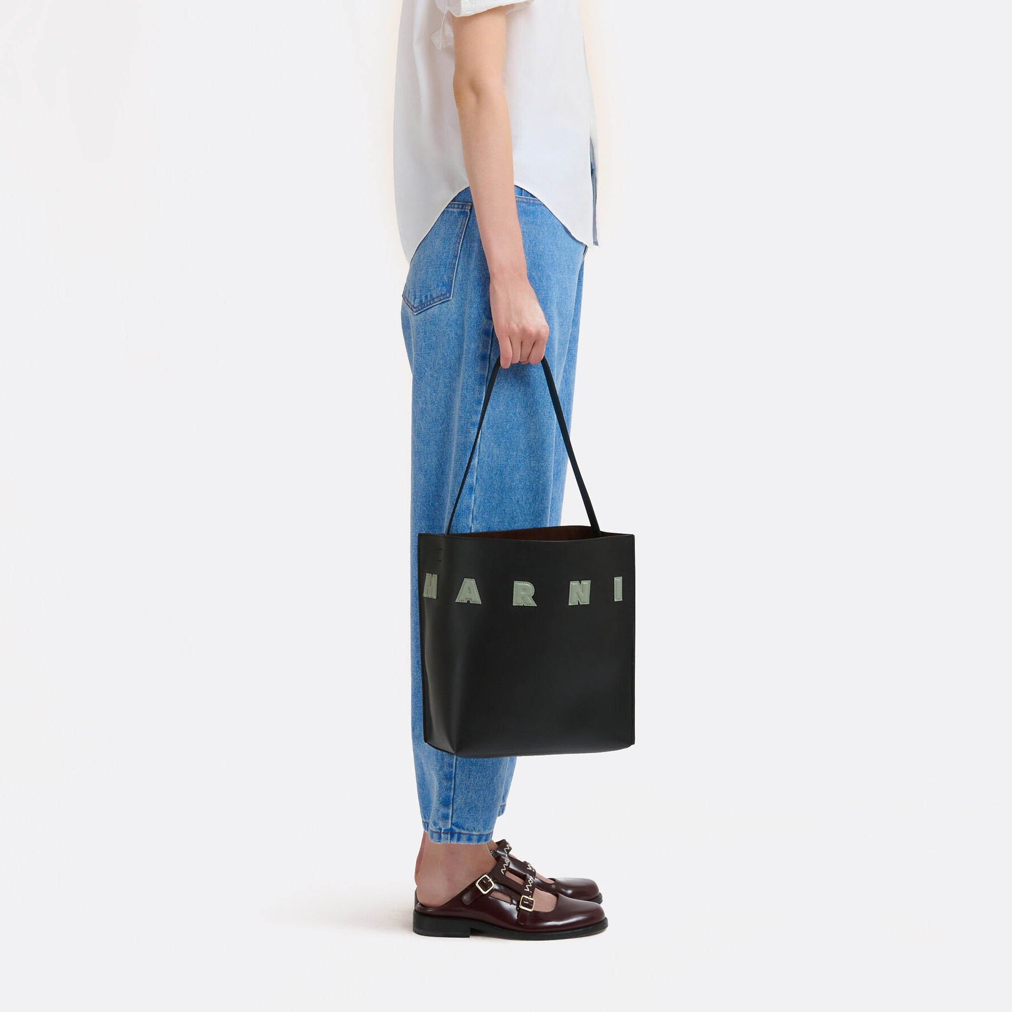 The Museo Small Hobo Bag from Marni in Black