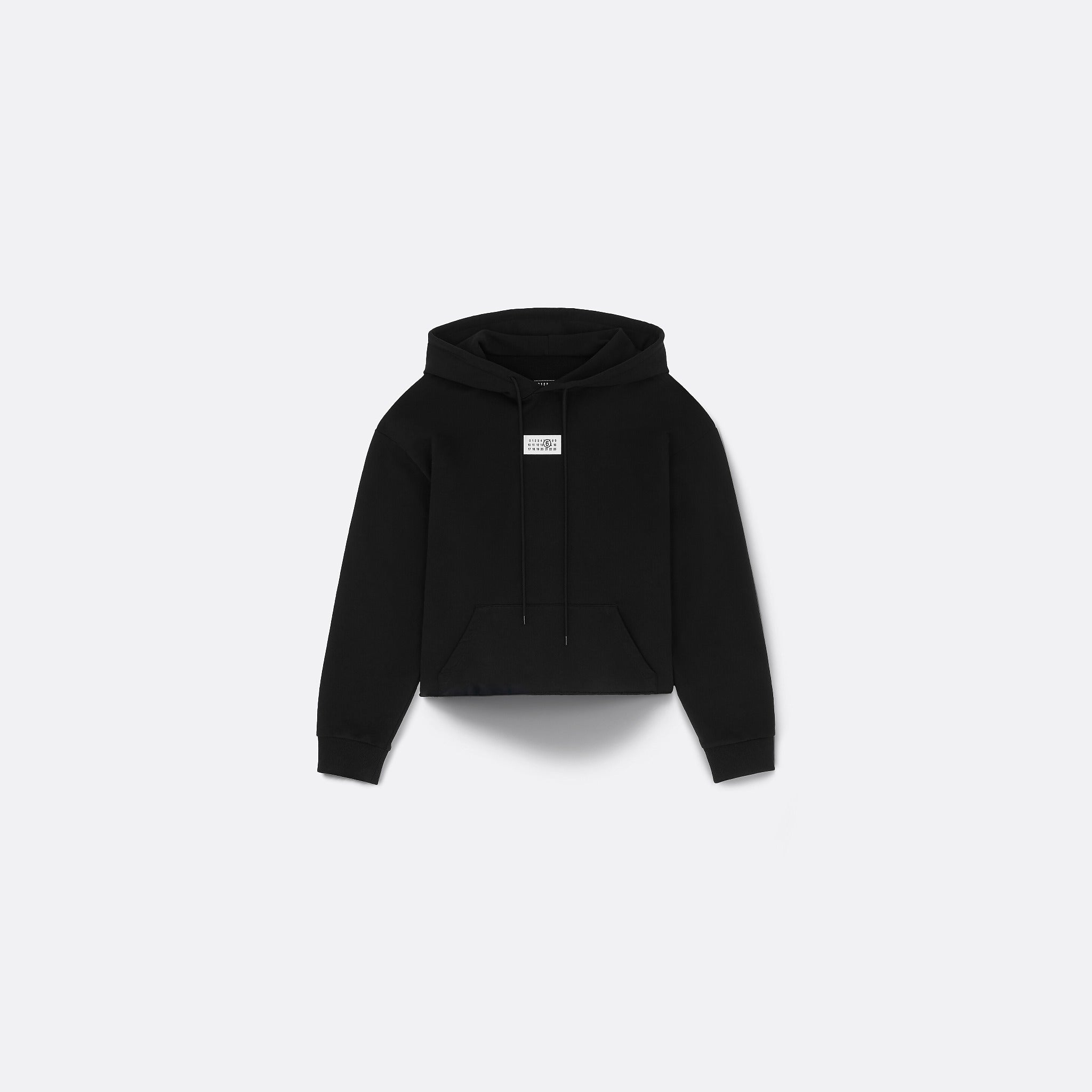 Black Hooded Sweatshirt&nbsp;by MM6 Maison Margiela