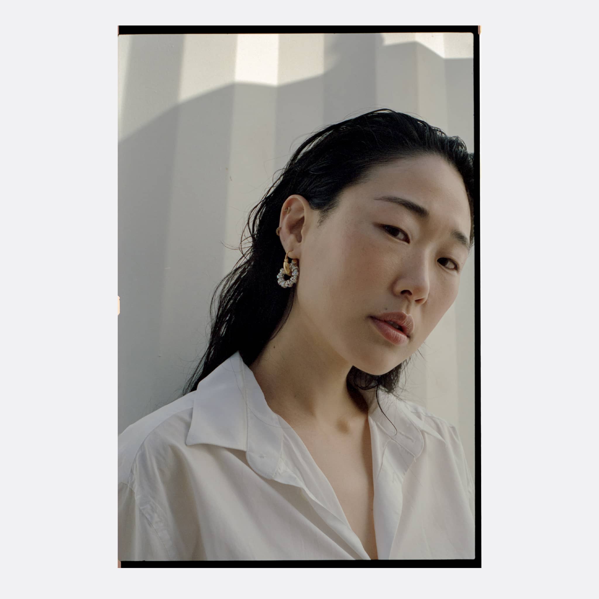 Pearl Octopuss.y Les Créoles Petites in Silver / Gold