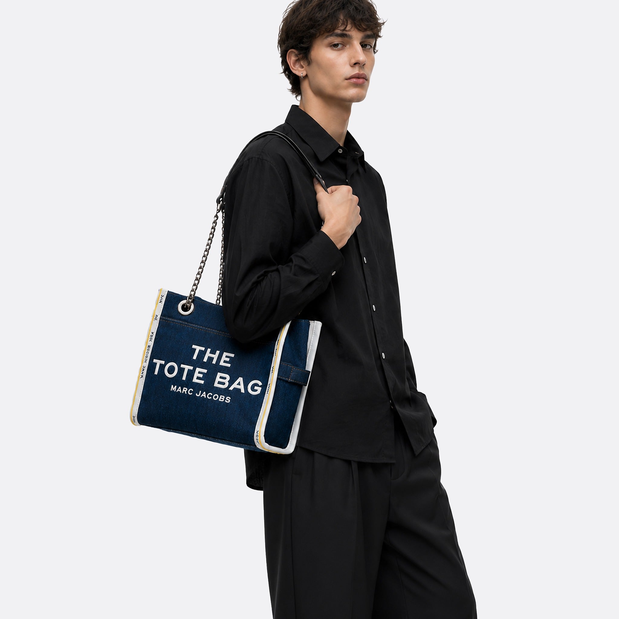 Denim Chain Small Tote Bag from Marc Jacobs