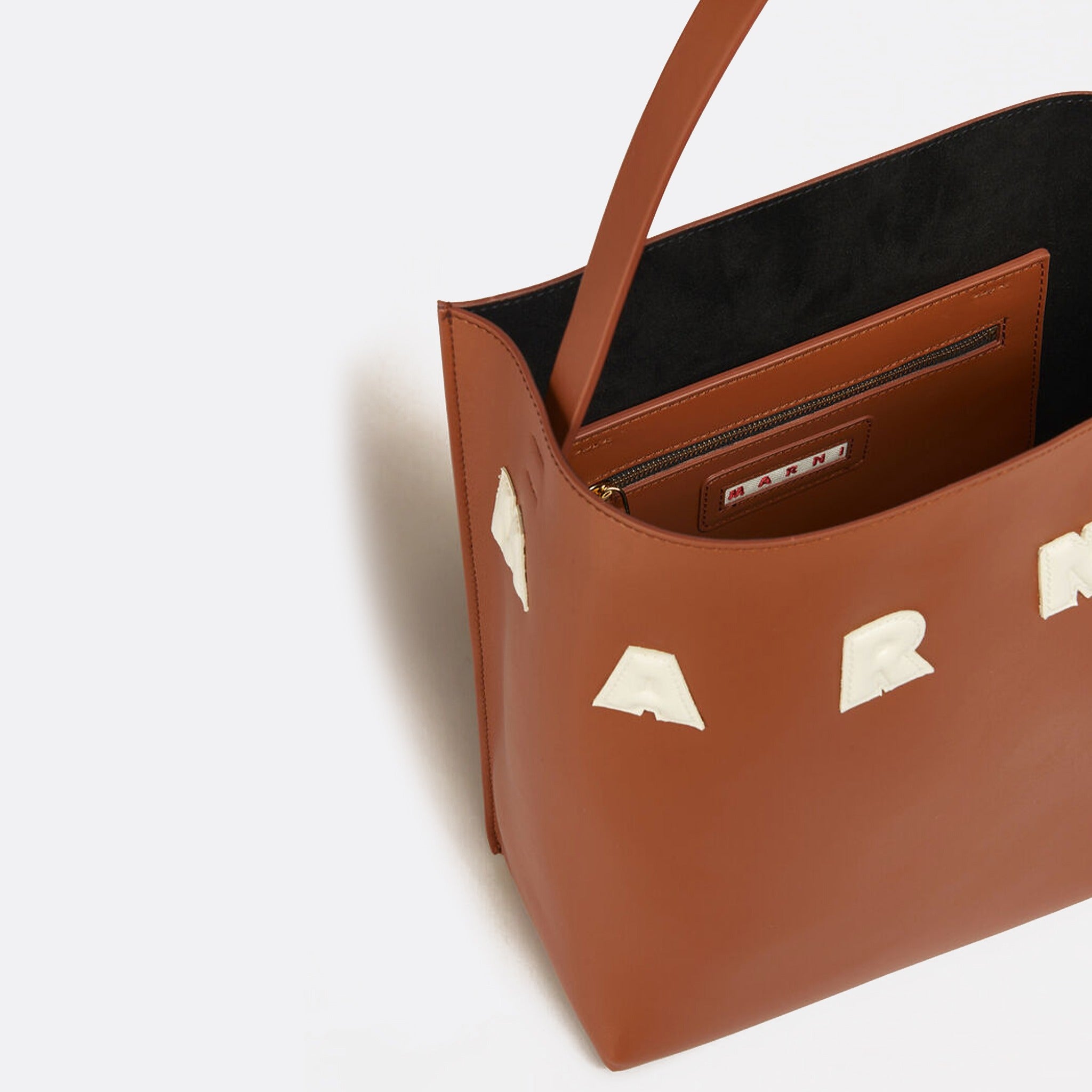 The Museo Small Hobo Bag from Marni in Brown