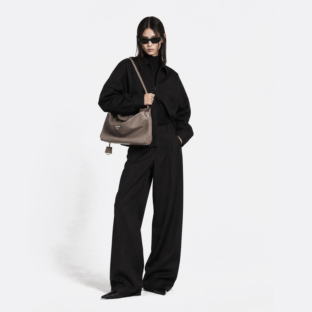 Rodeo Leather Shoulder Bag from Balenciaga