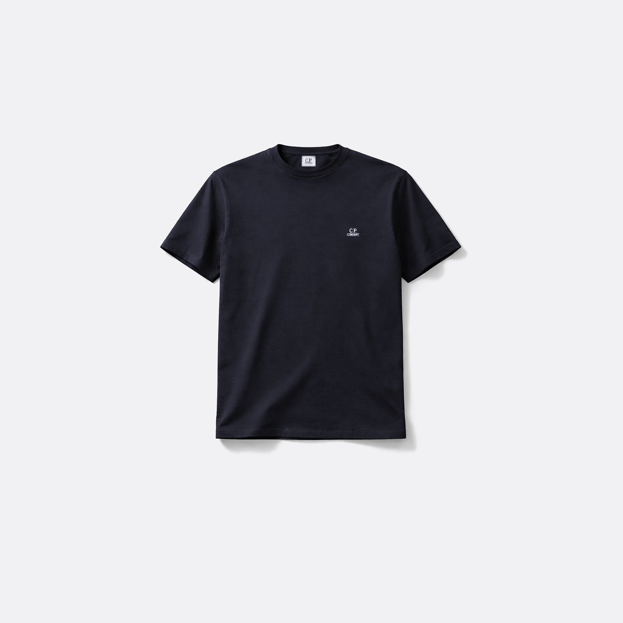 30/1 Jersey Short Sleeve Logo Patch T-Shirt from C.P. Company in Navy