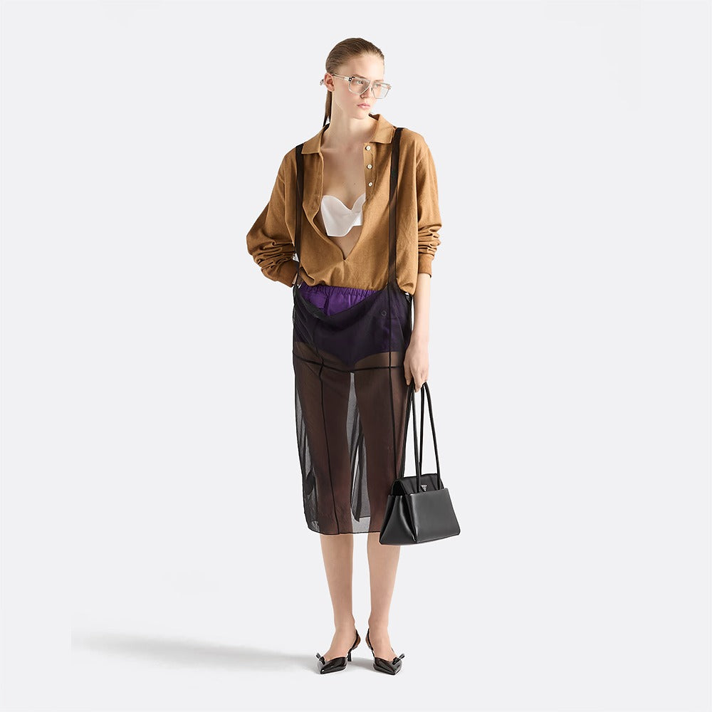 Cigaline Midi Skirt from Prada