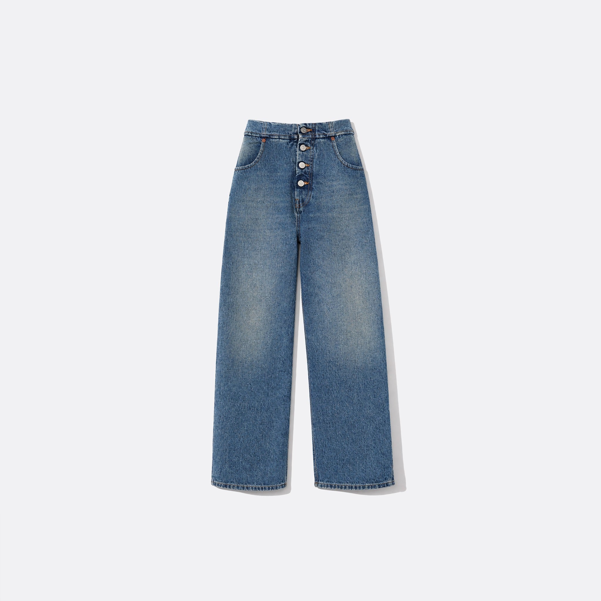 High-Waisted Wide-Leg Jeans from MM6 Maison Margiela