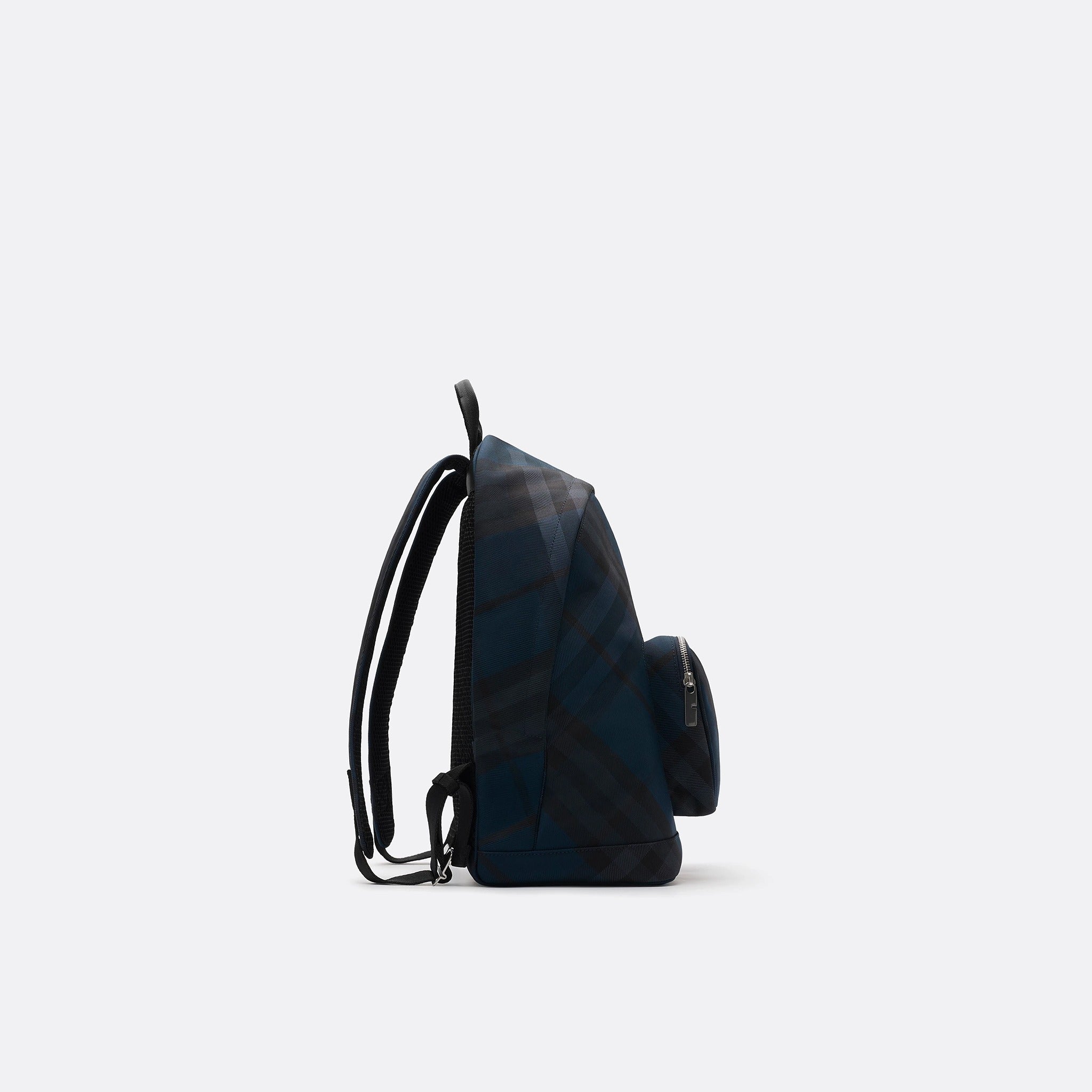 The Grid Backpack from Burberry in Navy