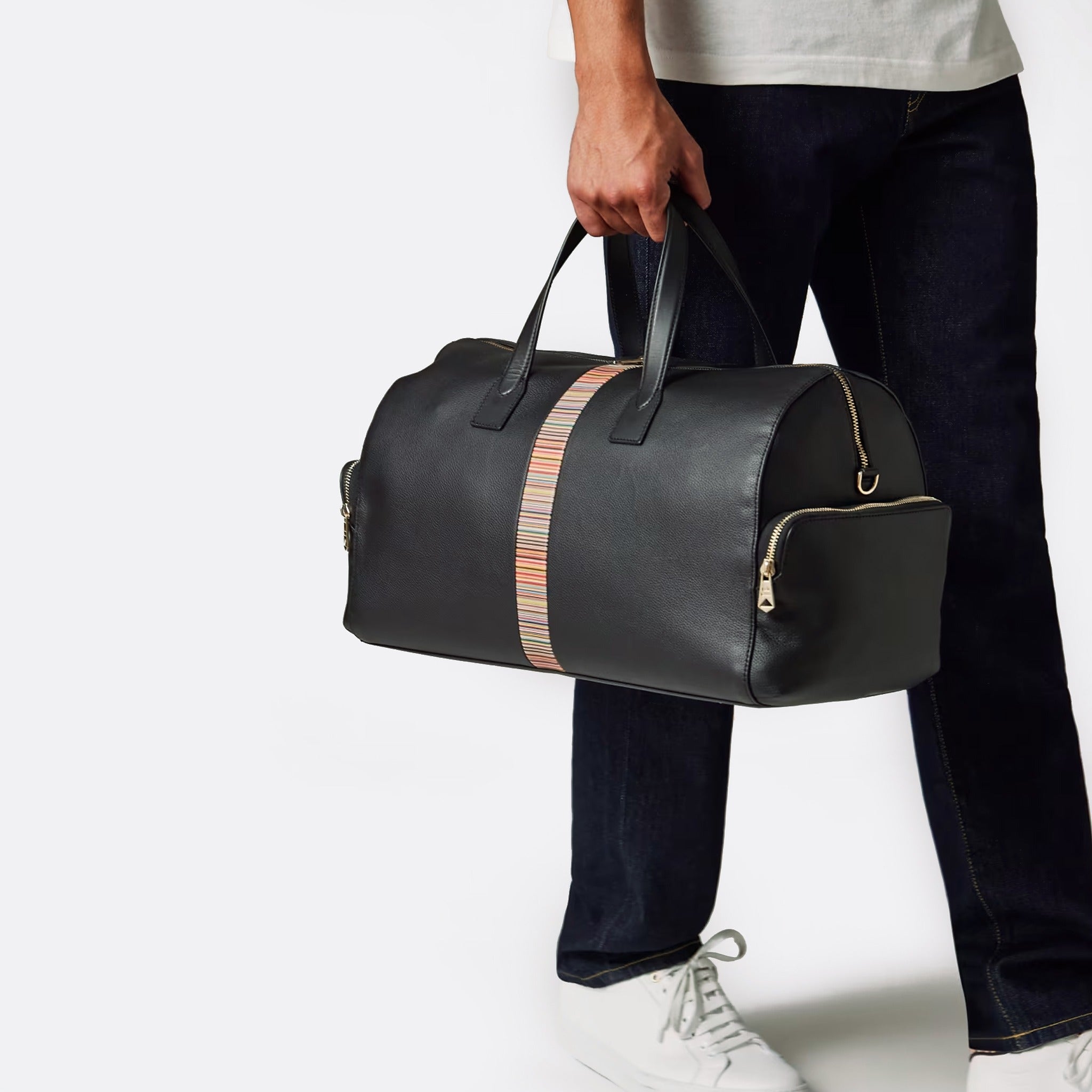 The Signature Stripe Trim Day Holdall Bag from Paul Smith