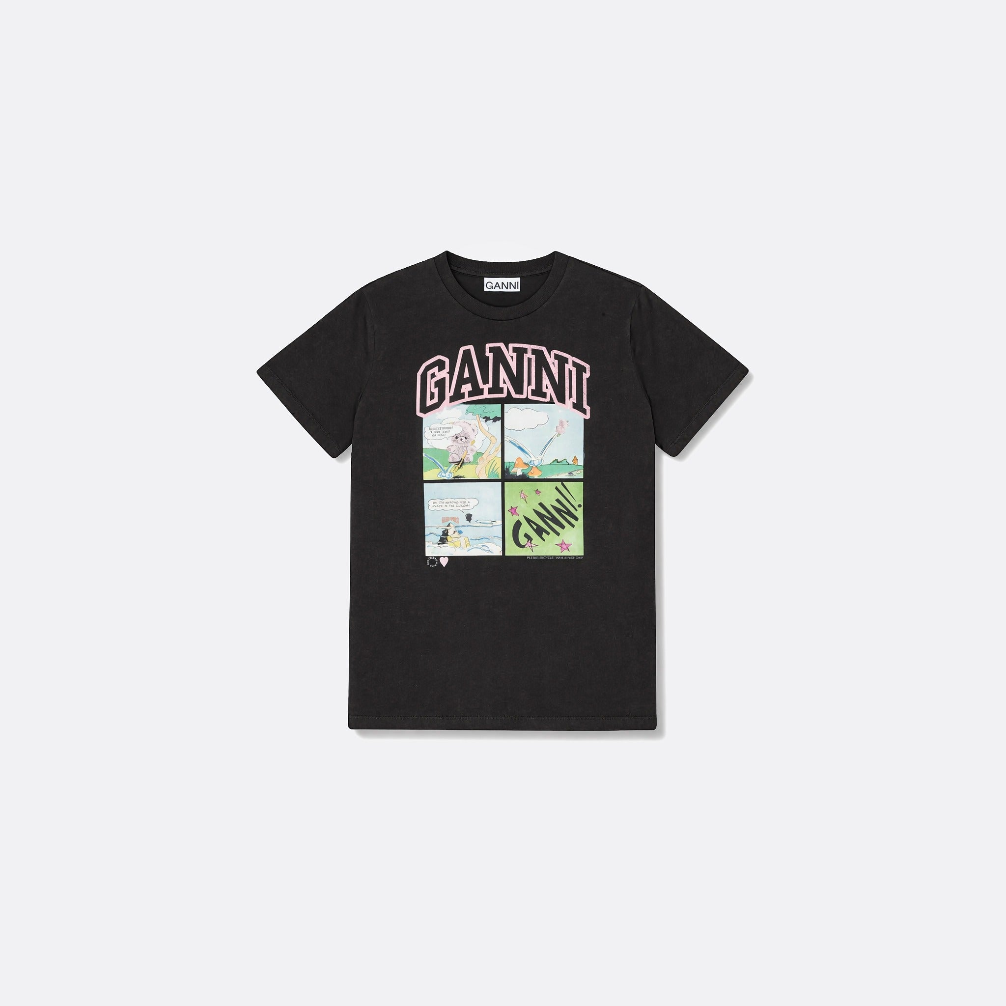 Basic Jersey Teddy Relaxed T-Shirt from Ganni