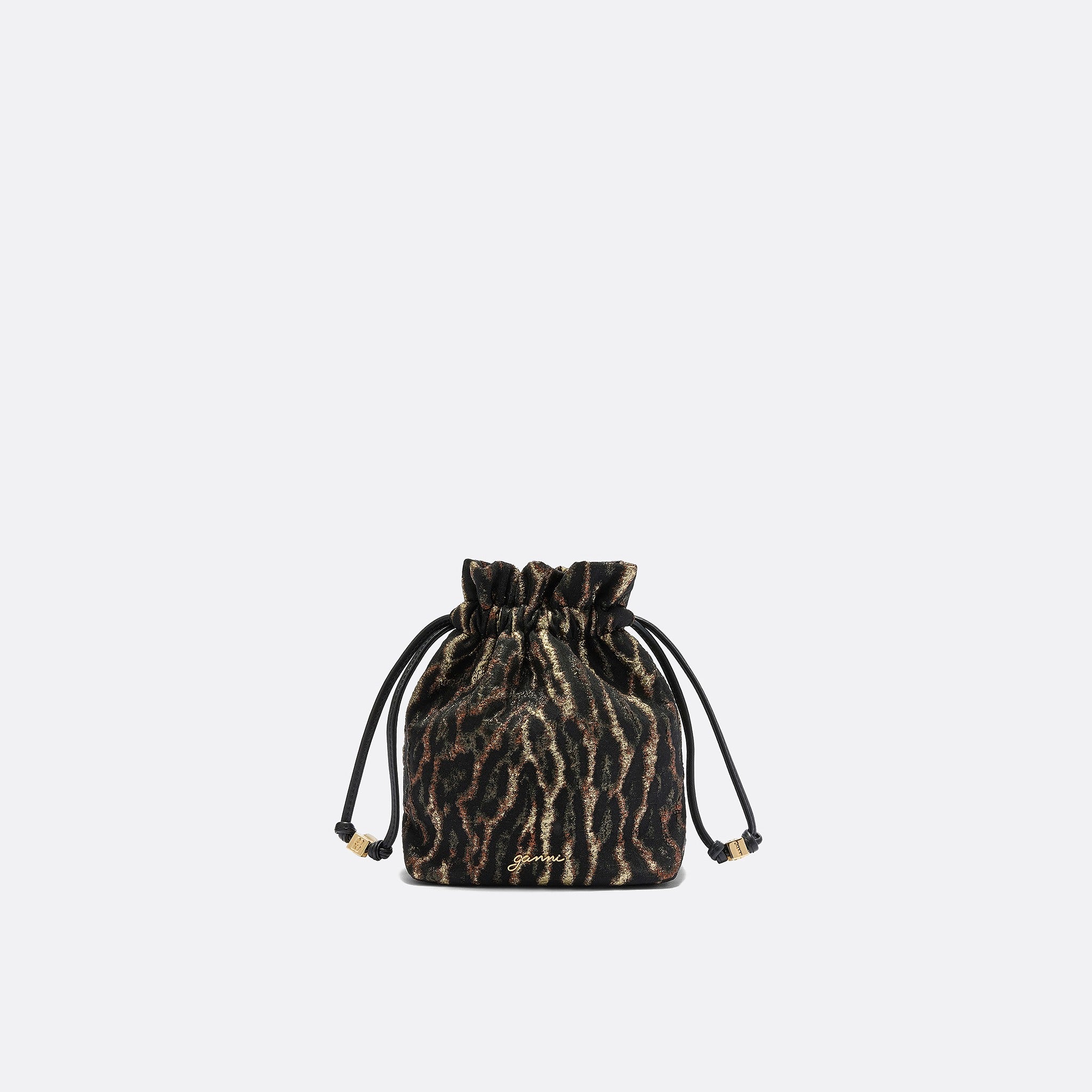 Metallic Bou Bucket Bag from Ganni