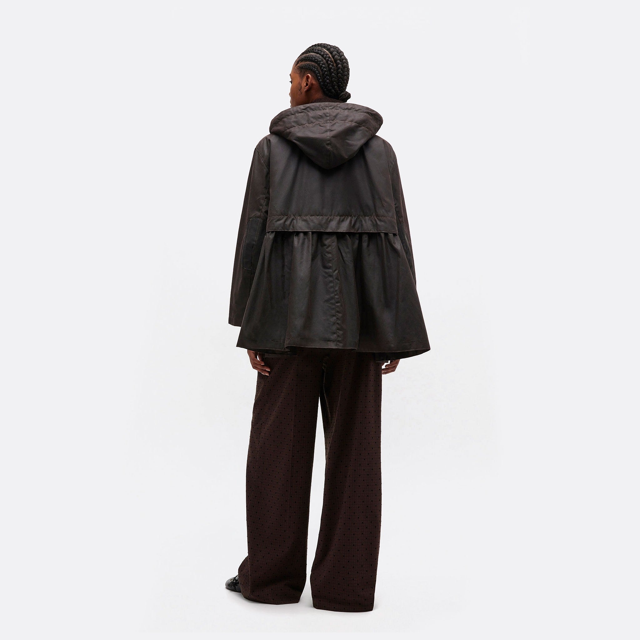  Peplum Waxed Jacket from Barbour x GANNI 