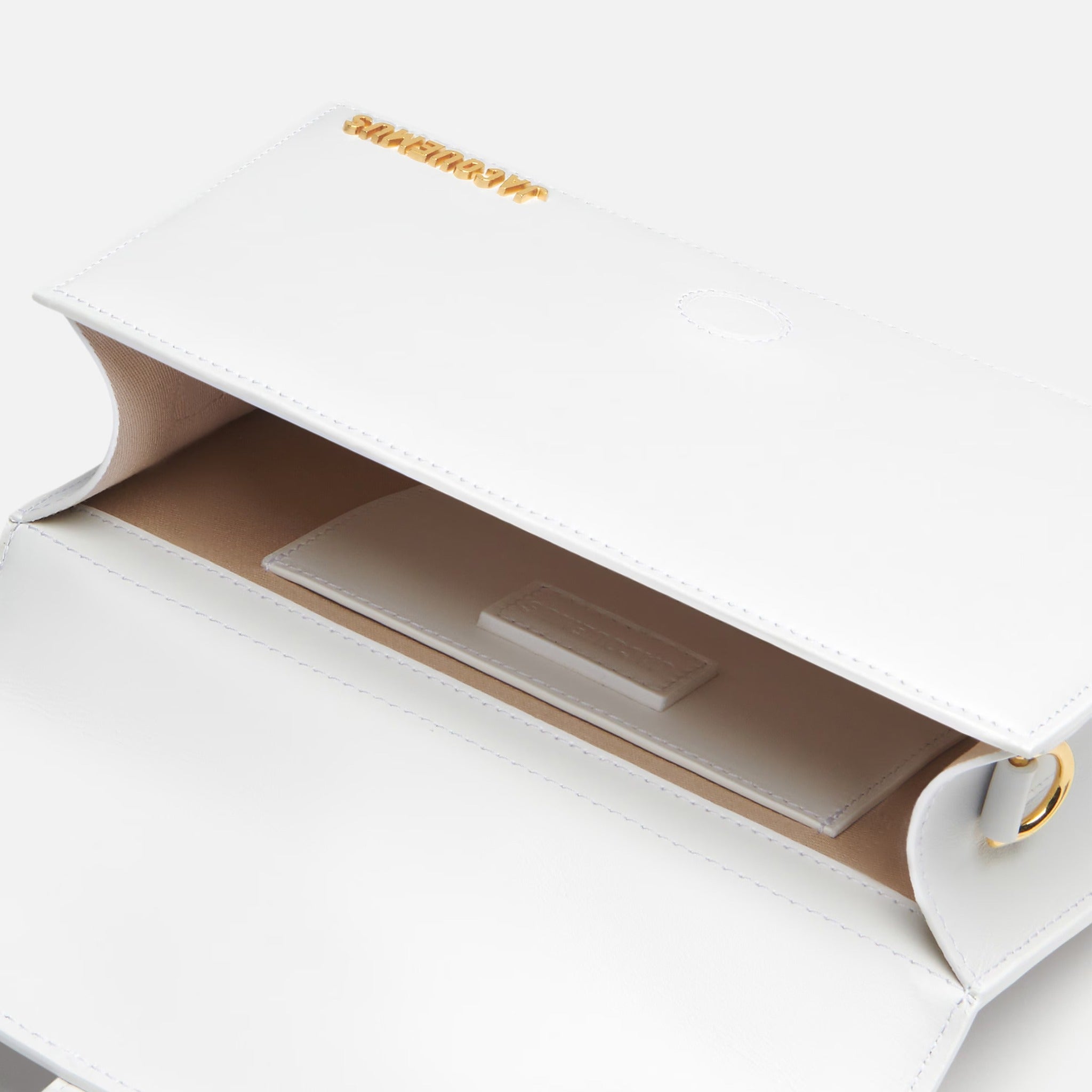 The Large Bambino Shoulder Bag from Jacquemus in White