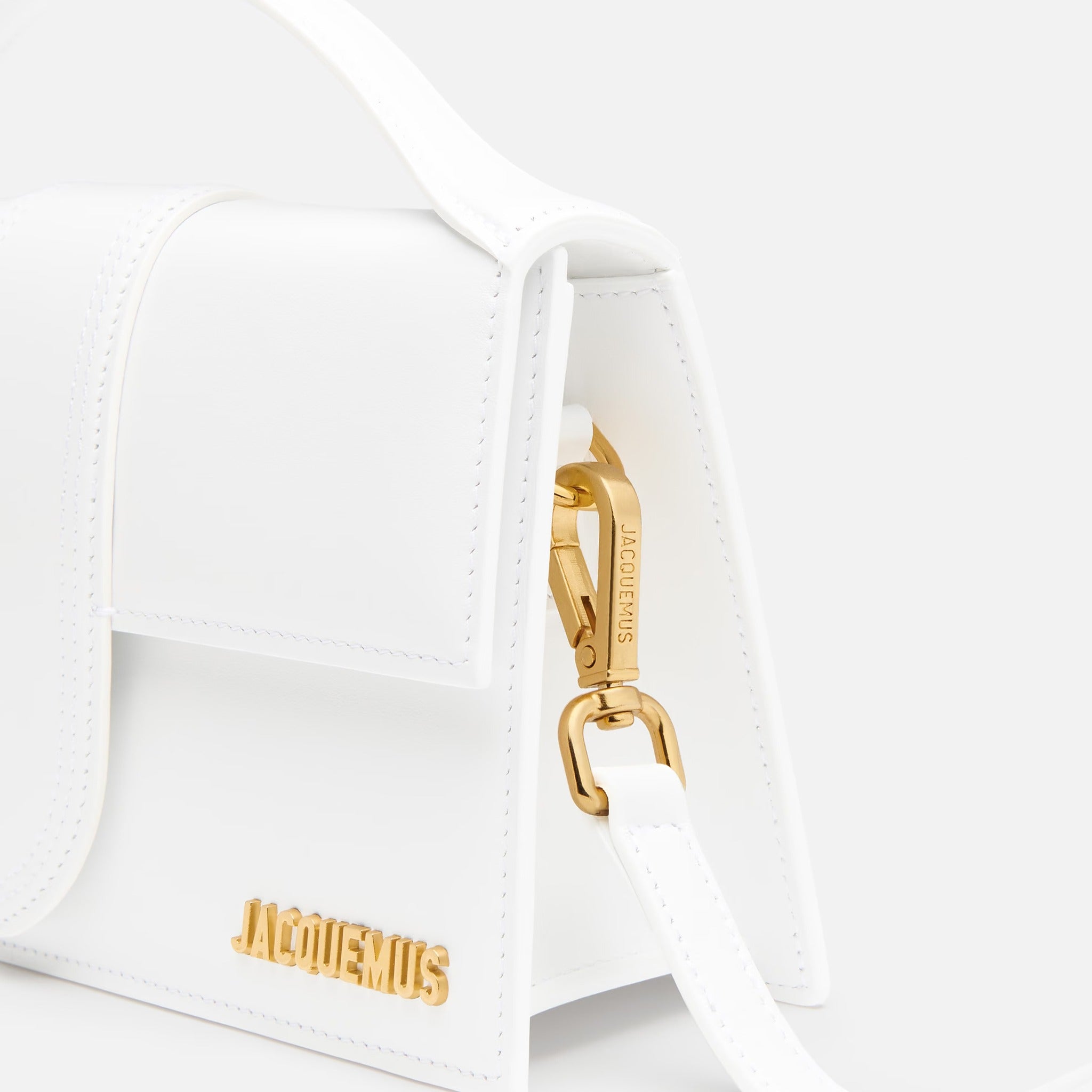 The Large Bambino Shoulder Bag from Jacquemus in White