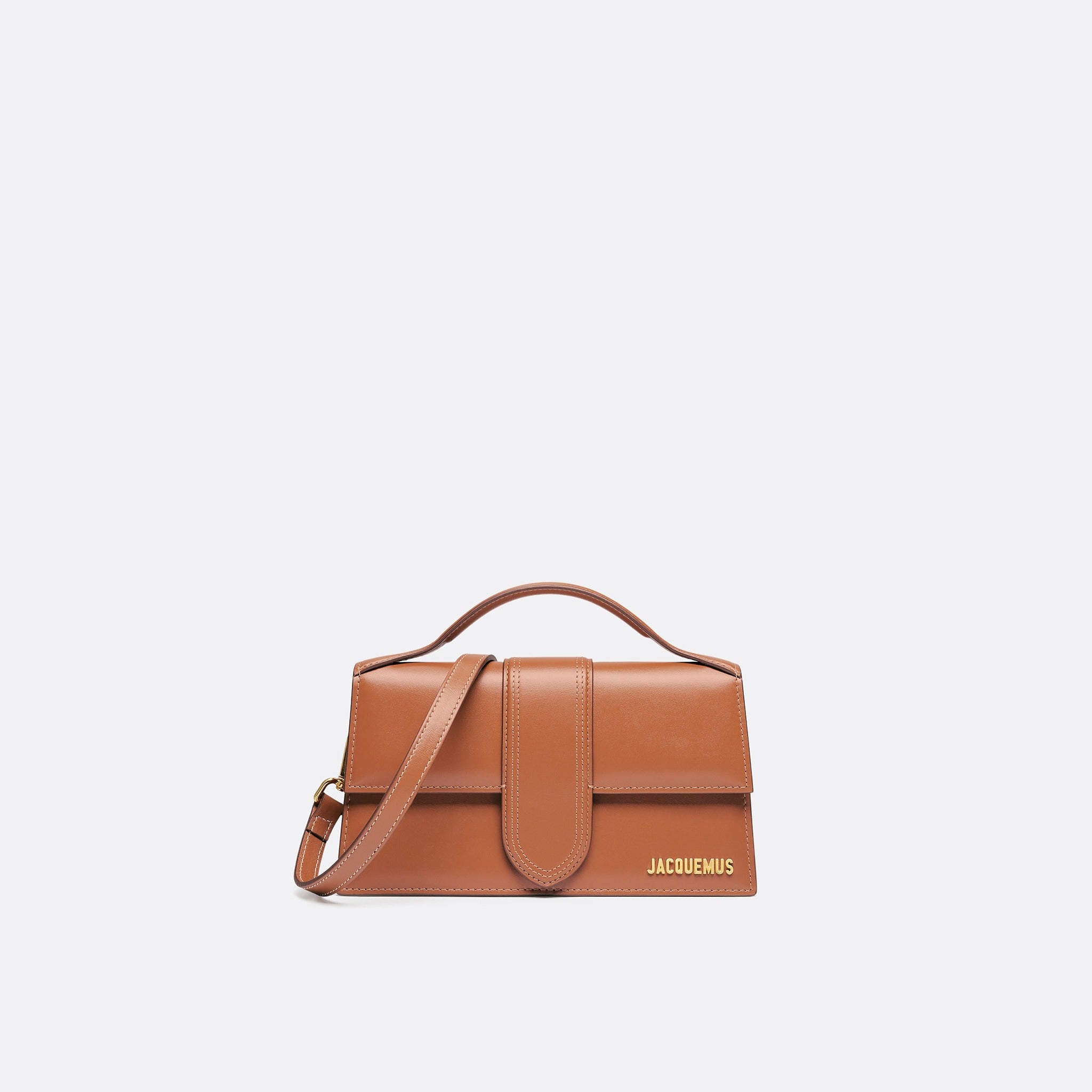 The Large Bambino Shoulder Bag from Jacquemus in Brown