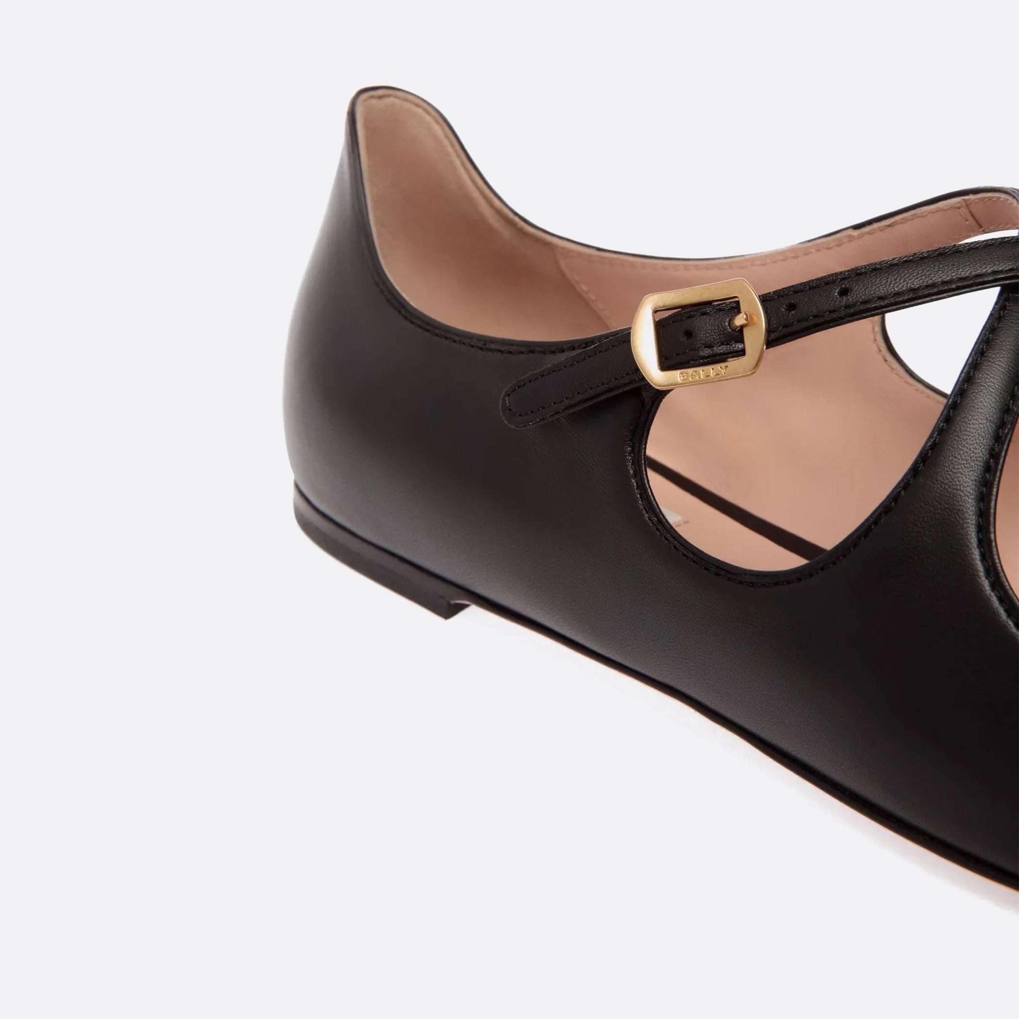 ELLIS ROSCH BALLY Ballyrina Leather Flats