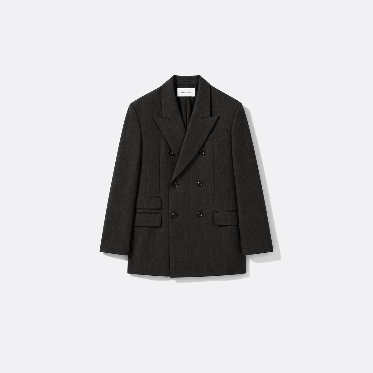 Double-Breasted Striped Wool Blazer from AMI Paris