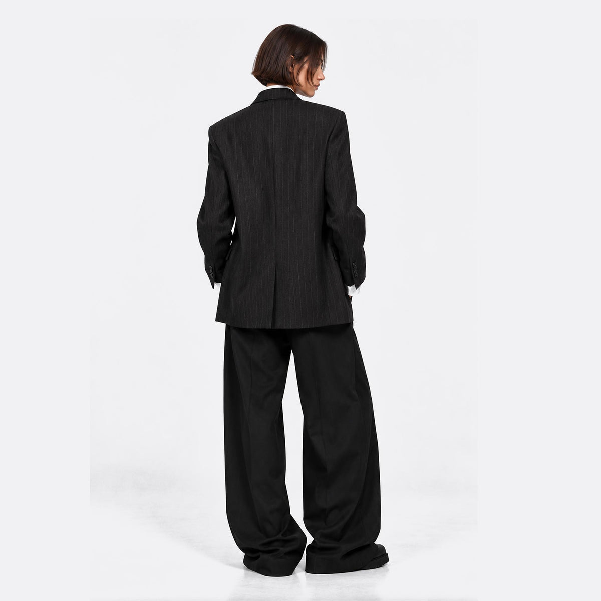 Double-Breasted Striped Wool Blazer from AMI Paris
