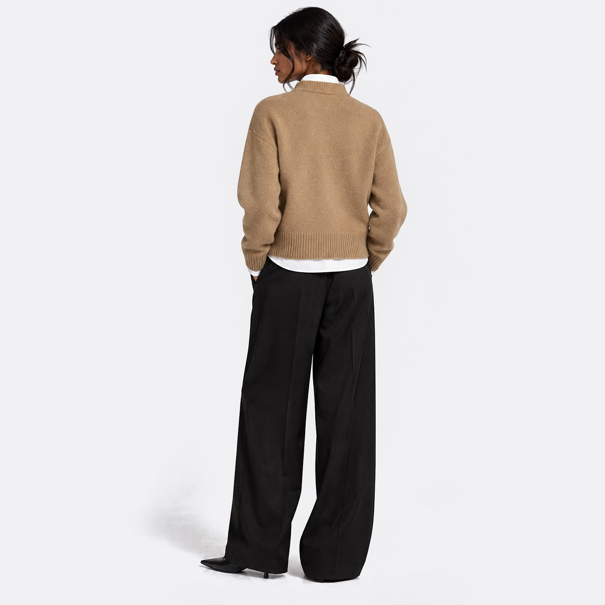 Ami de Coeur Alpaca Crewneck Sweater from AMI Paris