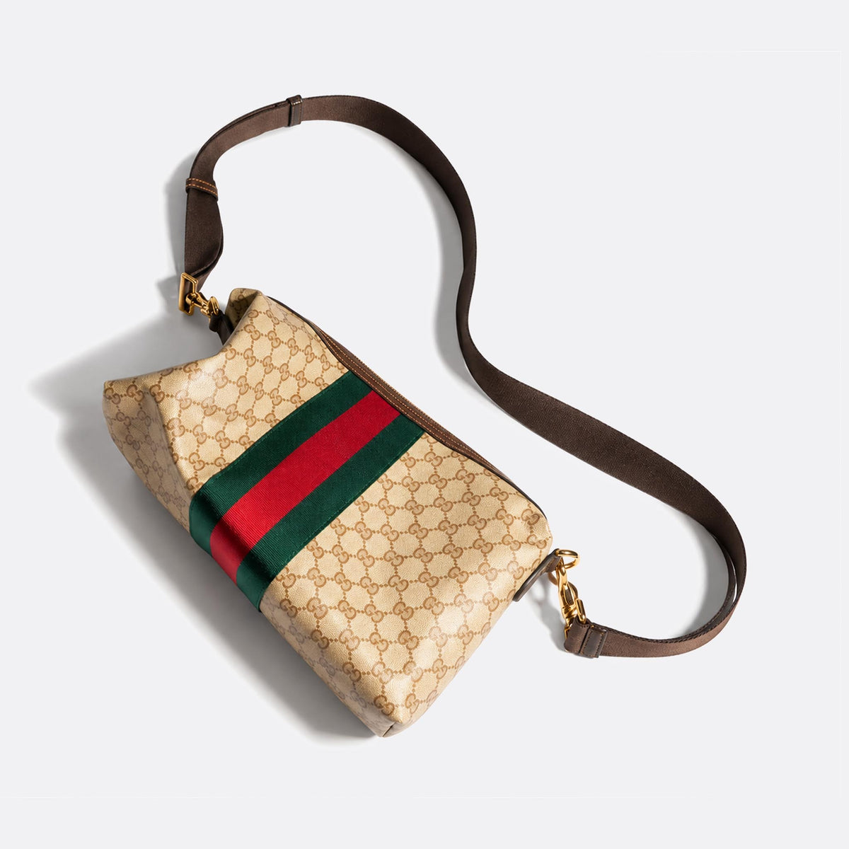 Medium GG Crossbody Bag with Web from Gucci