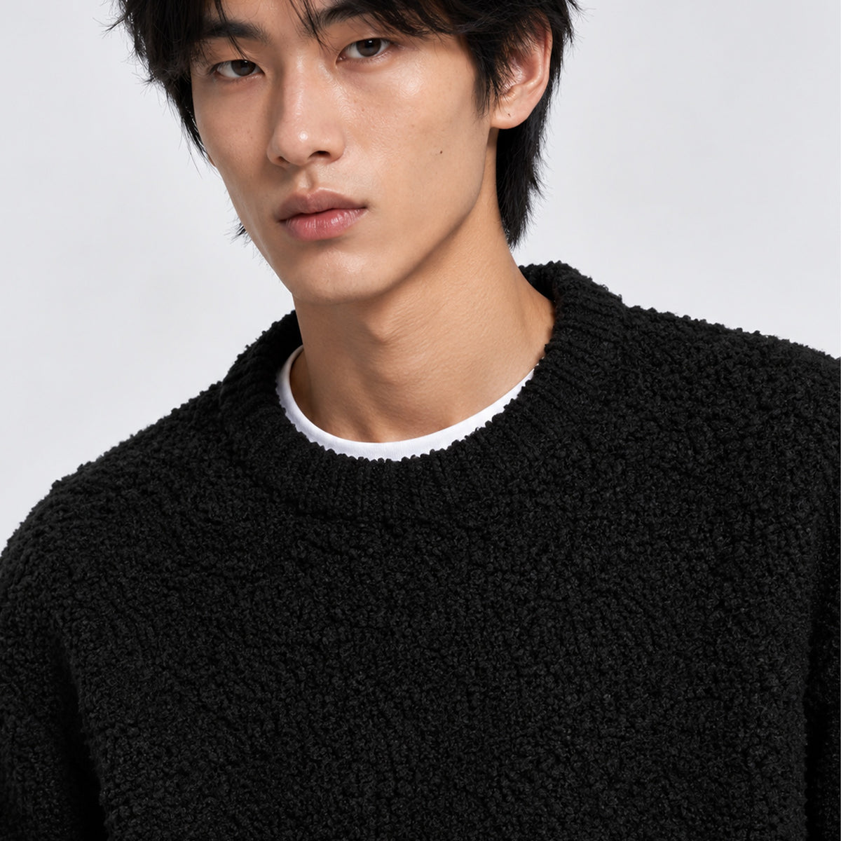 Dun Textured Sweater from EDWIN