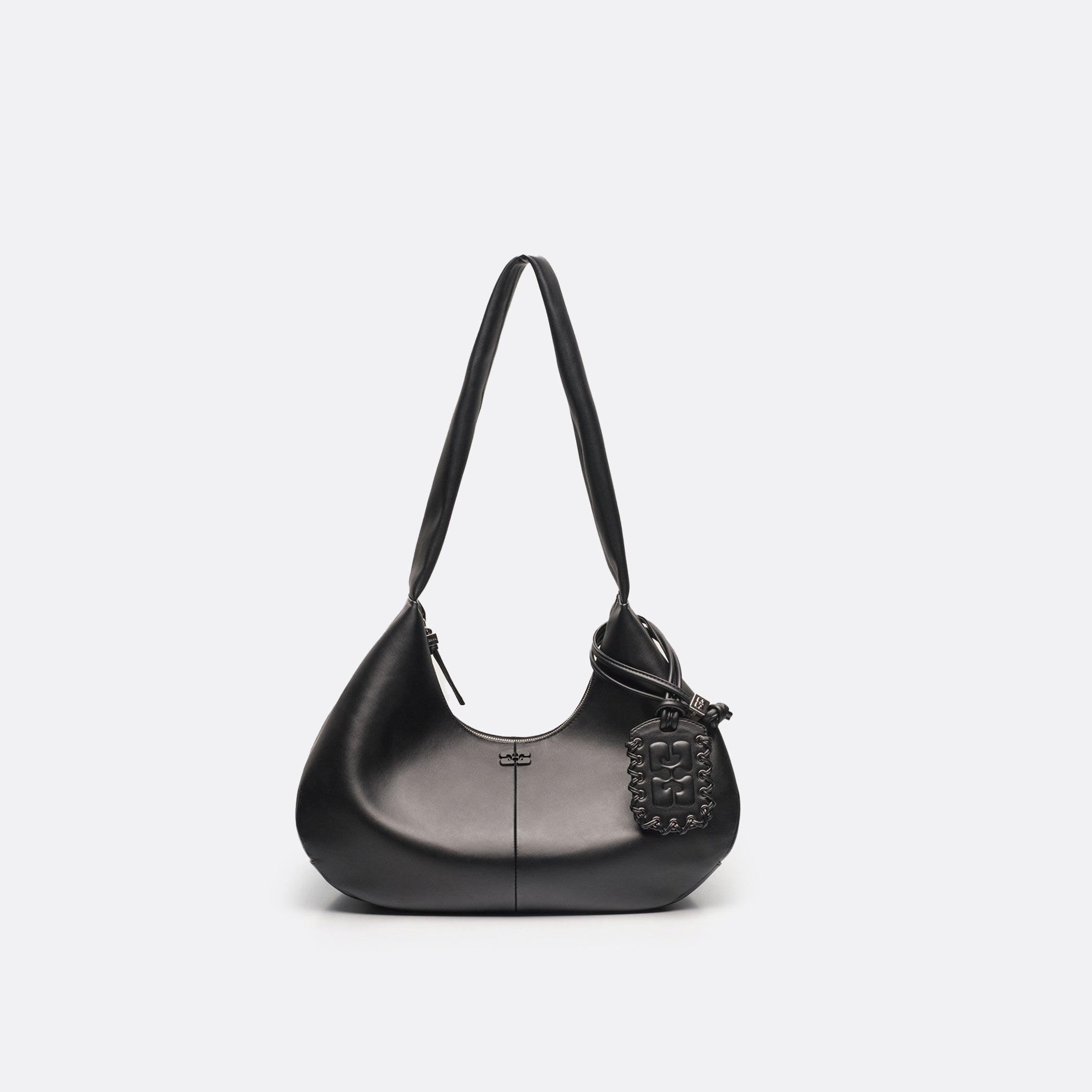 GANNI Black Hobo Bou Bag
