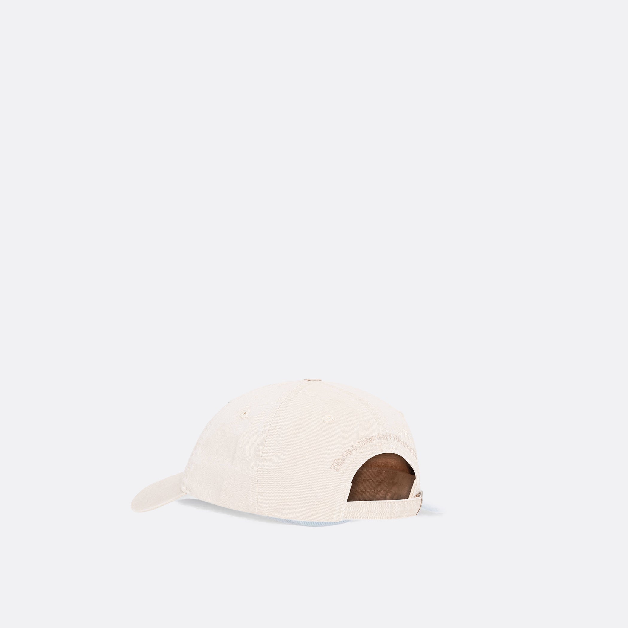GANNI Washed Cotton Canvas Cap
