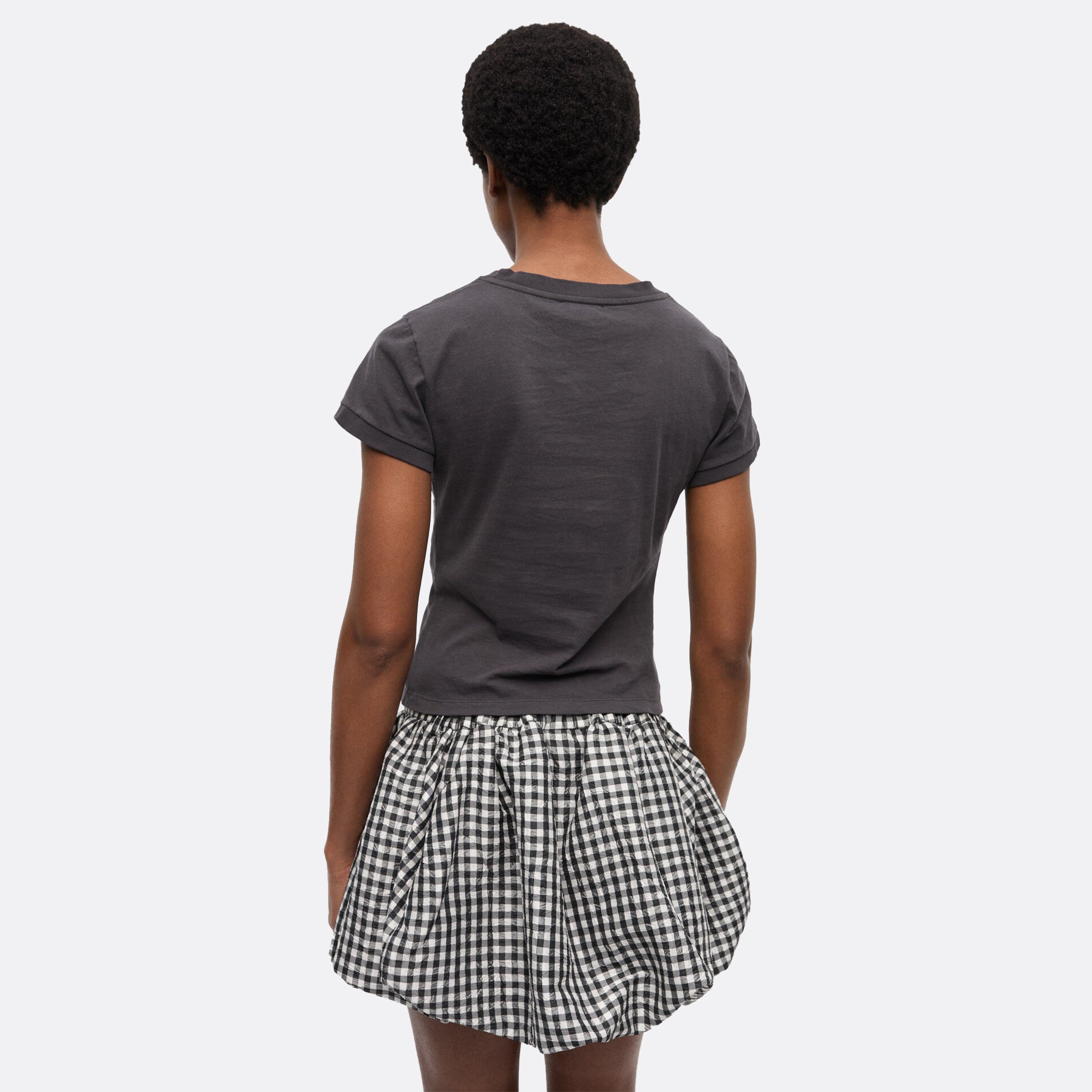 GANNI Basic Poodle Baby Fit T-shirt