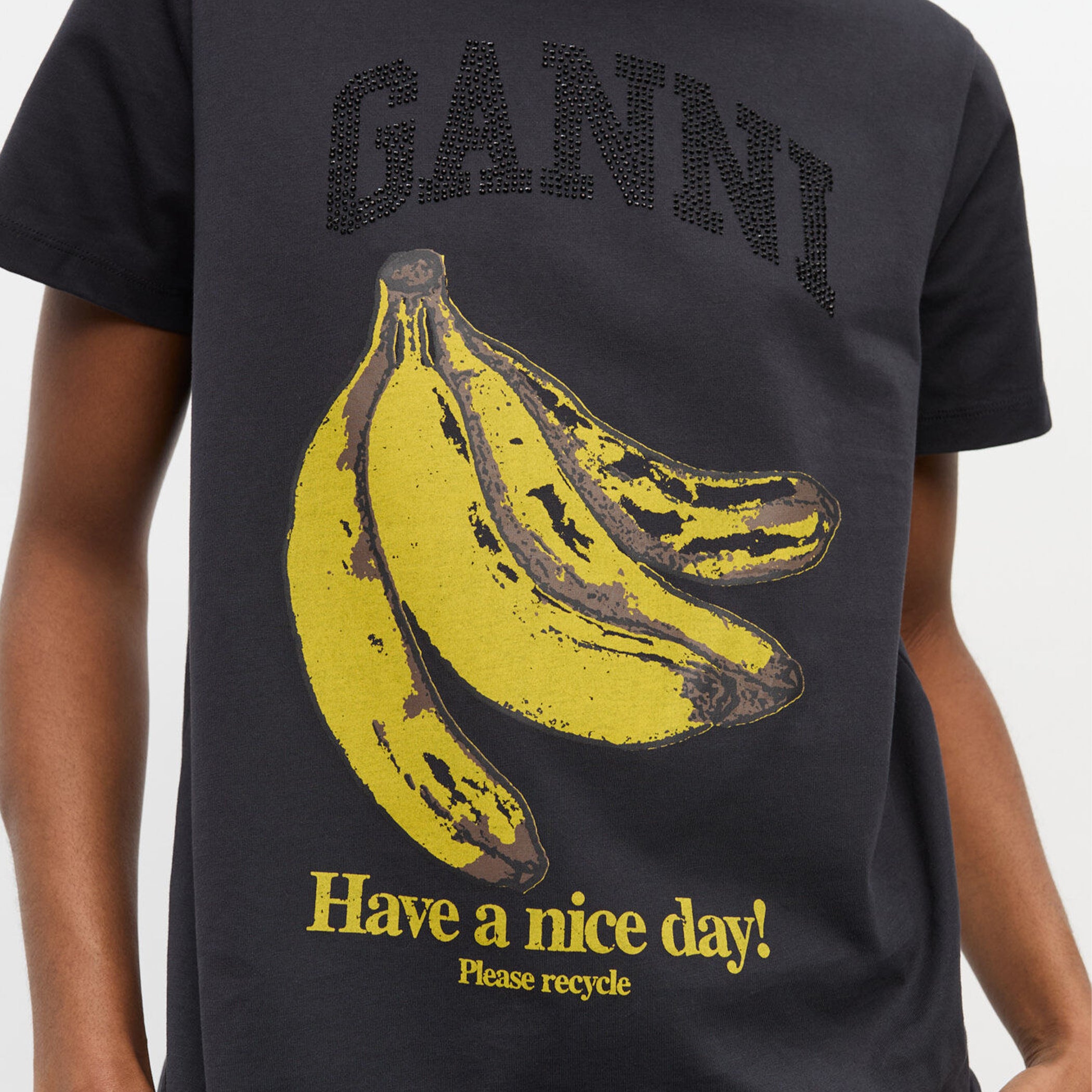 GANNI Basic Banana Relaxed T-shirt