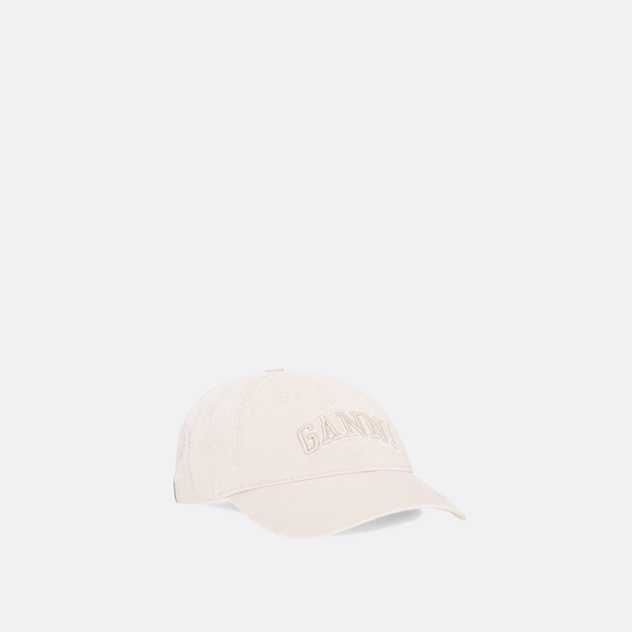 GANNI Washed Cotton Canvas Cap
