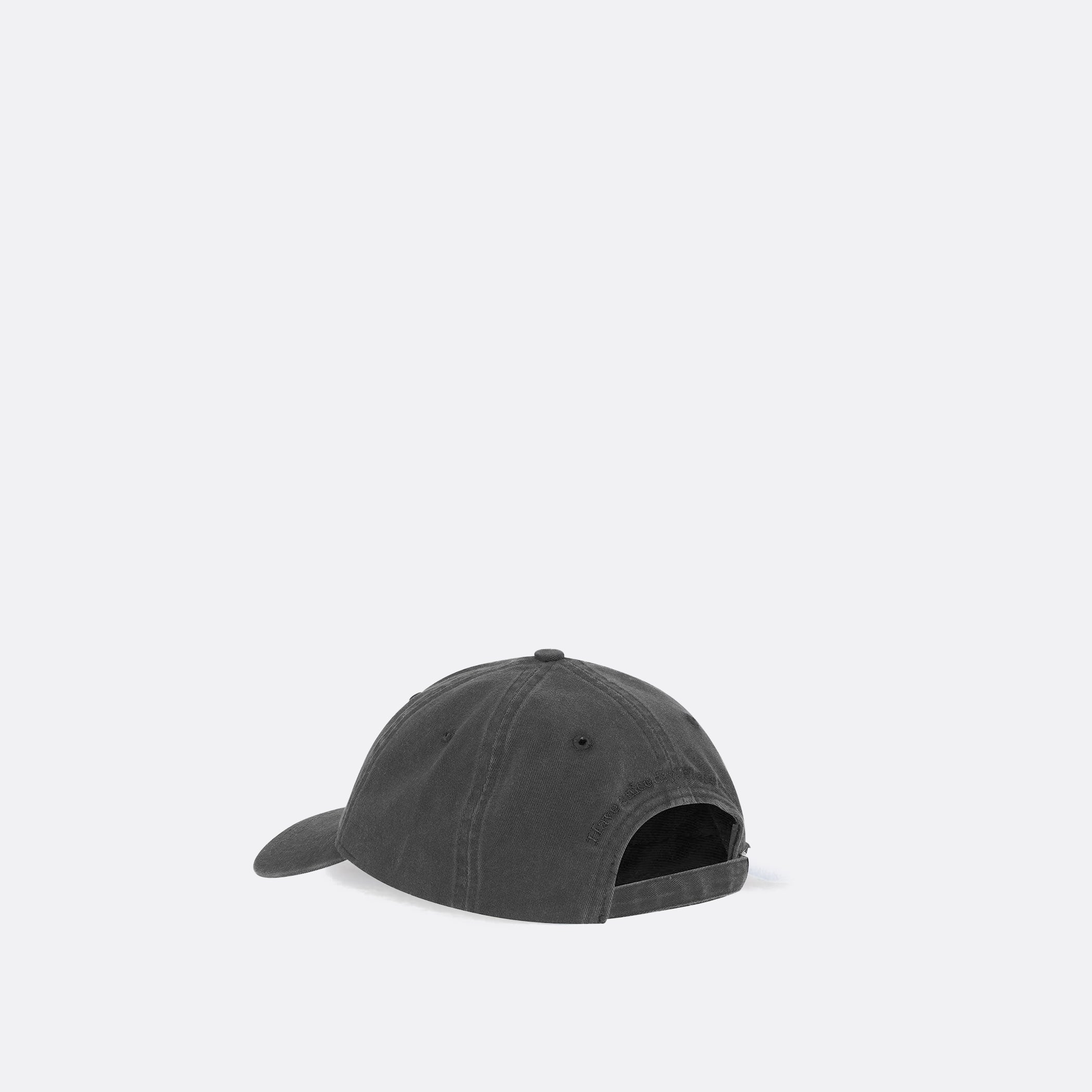 GANNI Washed Cotton Canvas Cap