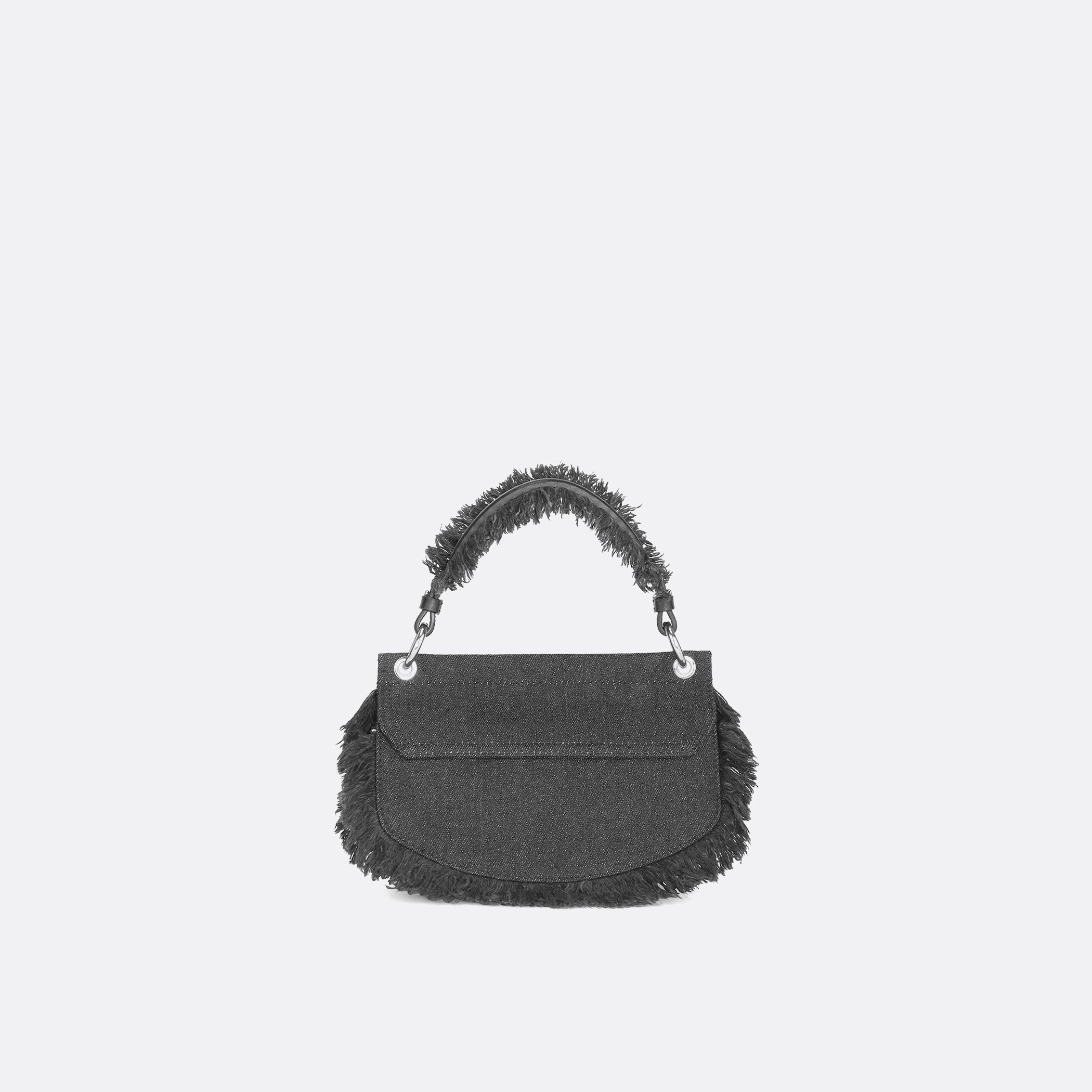 GANNI Denim Mini Apo-G Bag
