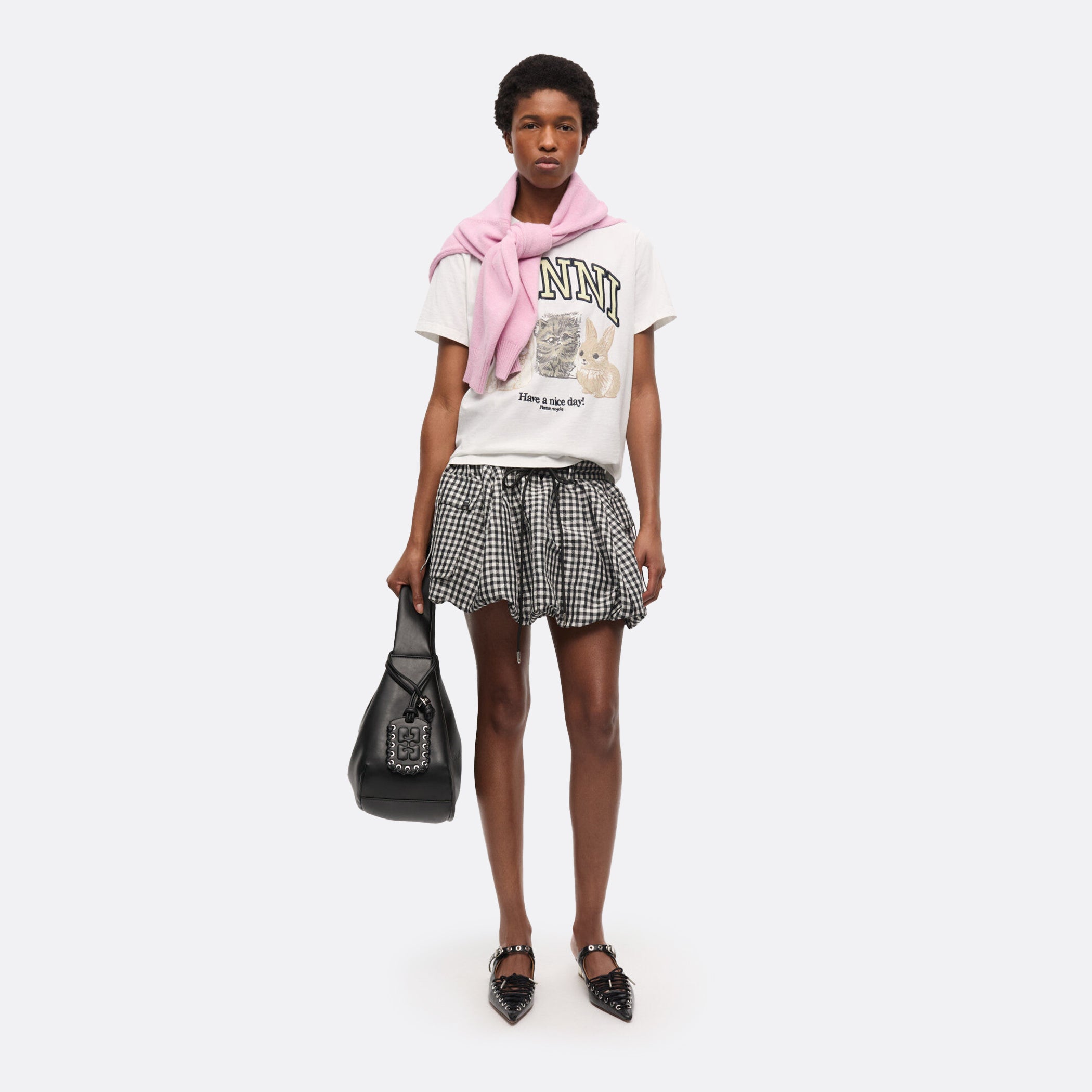 GANNI Basic Jersey Animals Relaxed T-shirt