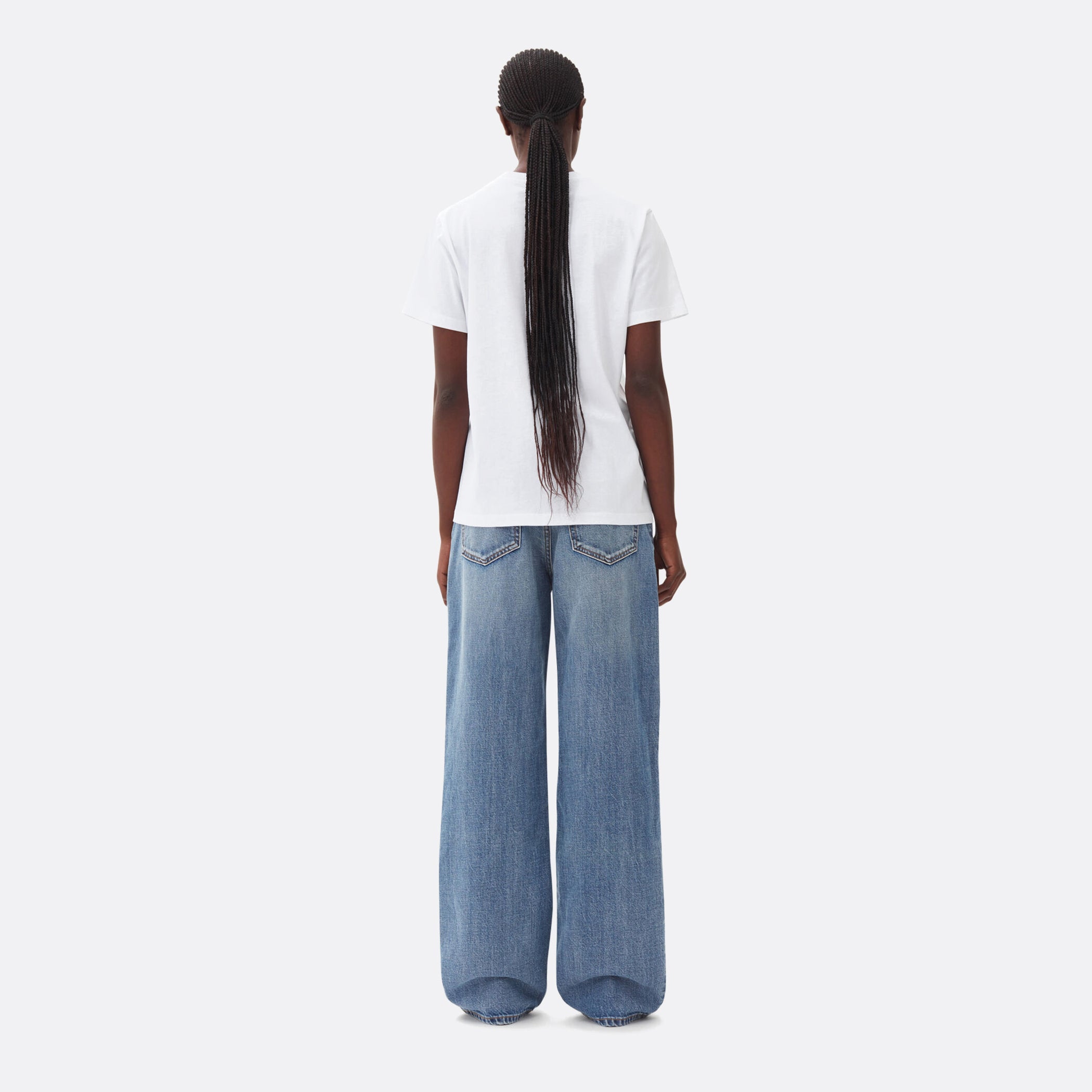 GANNI Basic Jersey Cherry Relaxed T-shirt