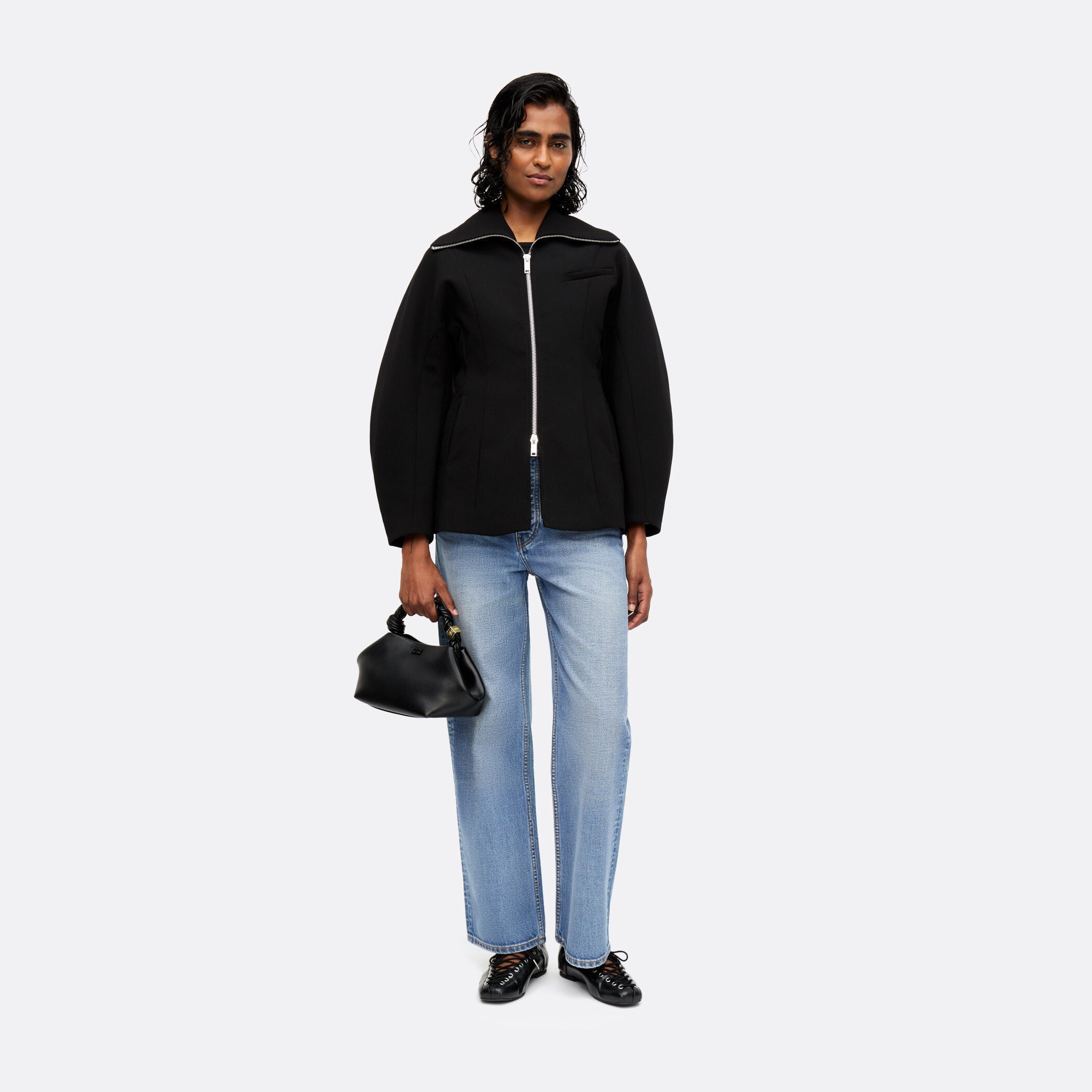 GANNI Black Small Bou Bag