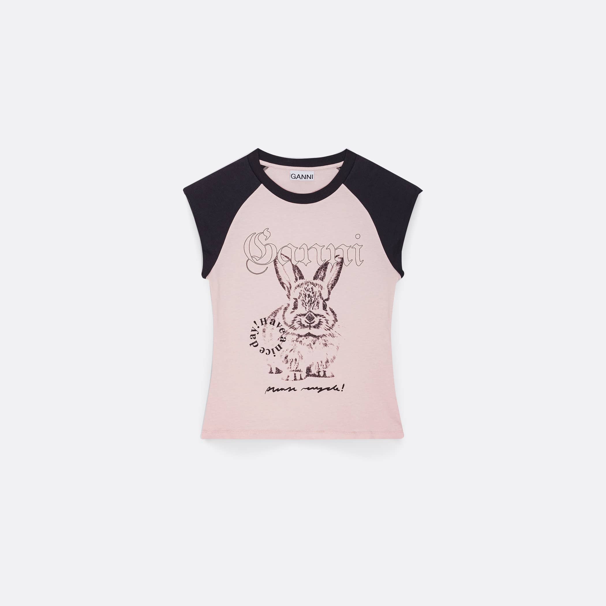 ELLIS ROSCH GANNI Basic Bunny Raglan T-shirt