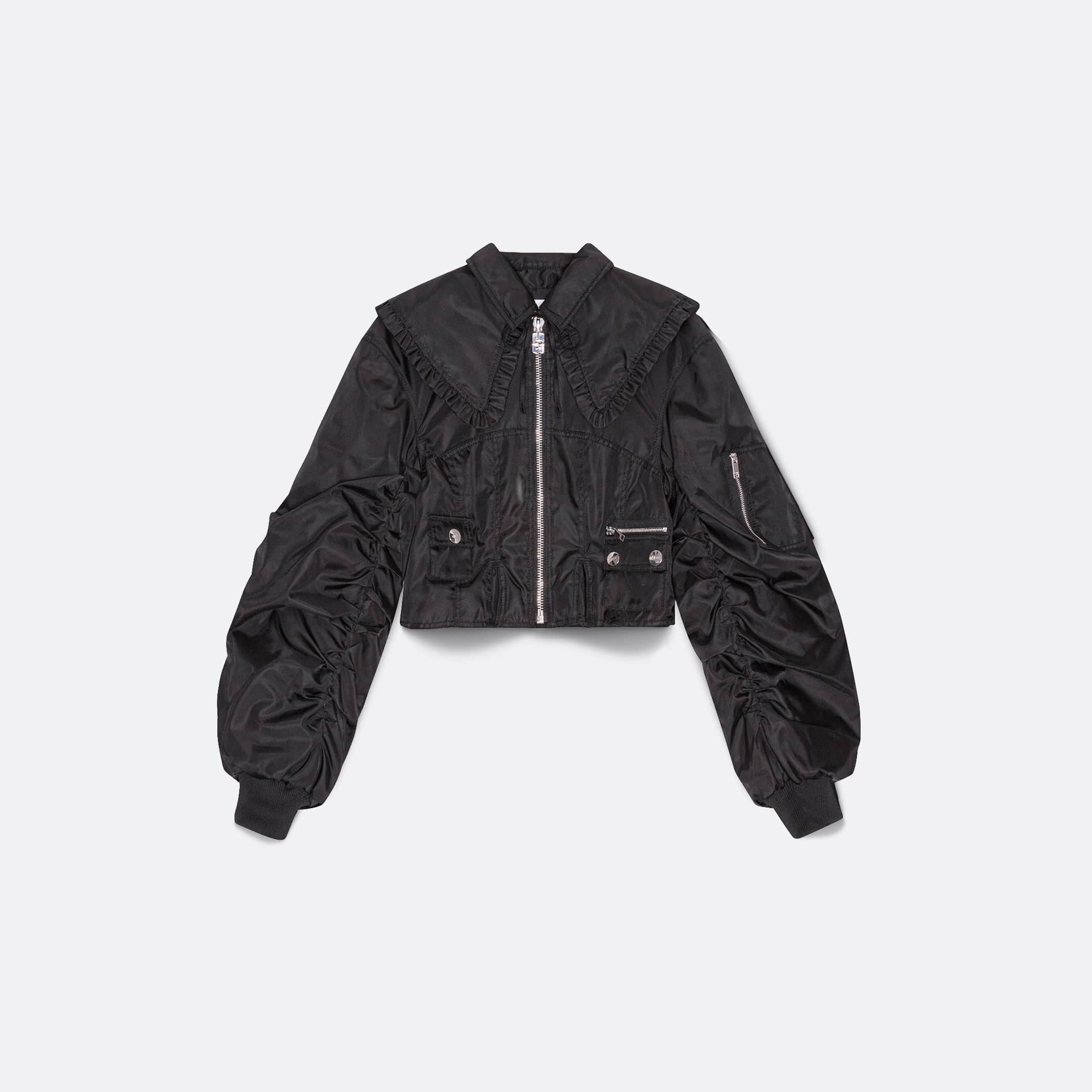 Duchesse Nylon Fitted Jacket