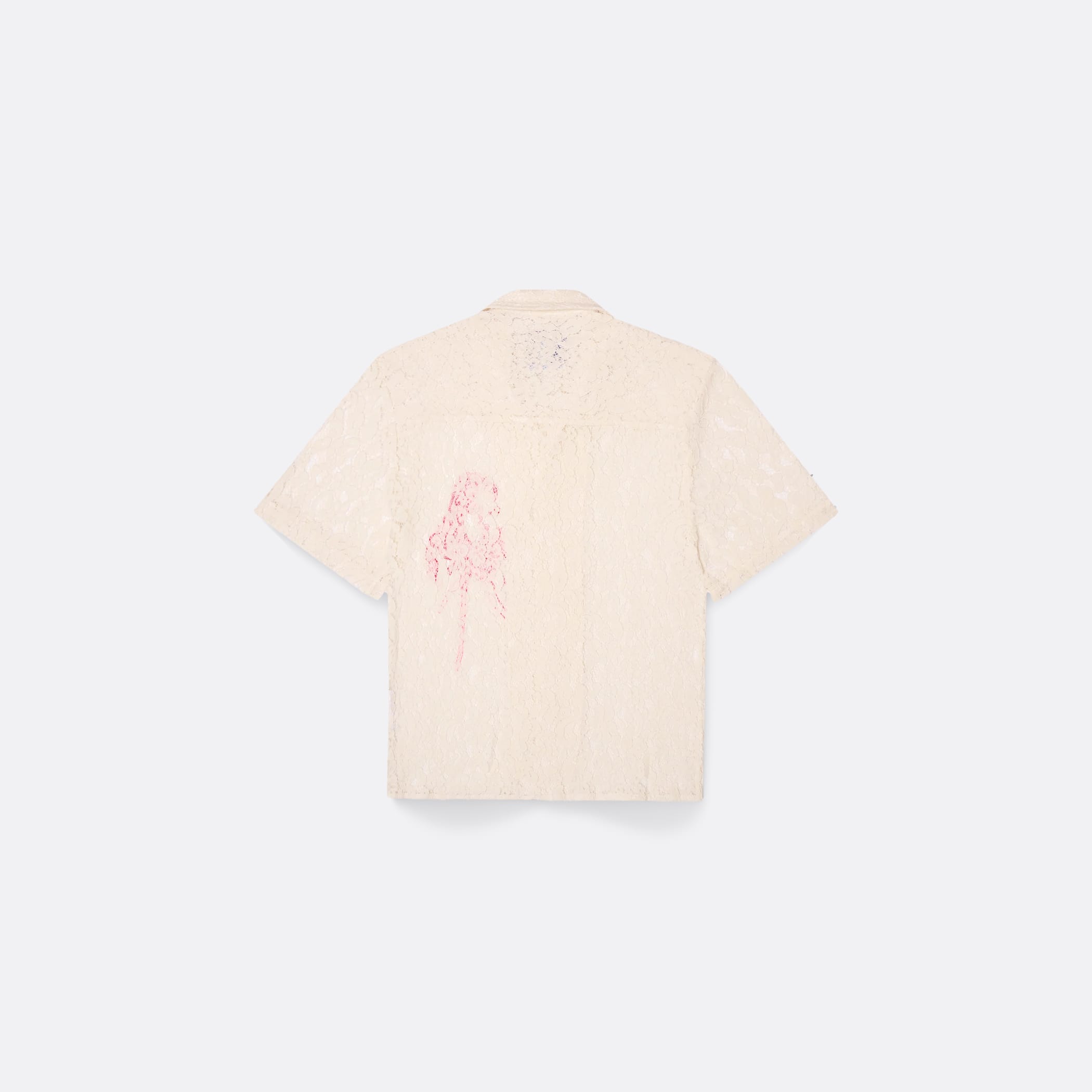 ELLIS ROSCH KidSuper Cream-Lace Girl Painting Shirt