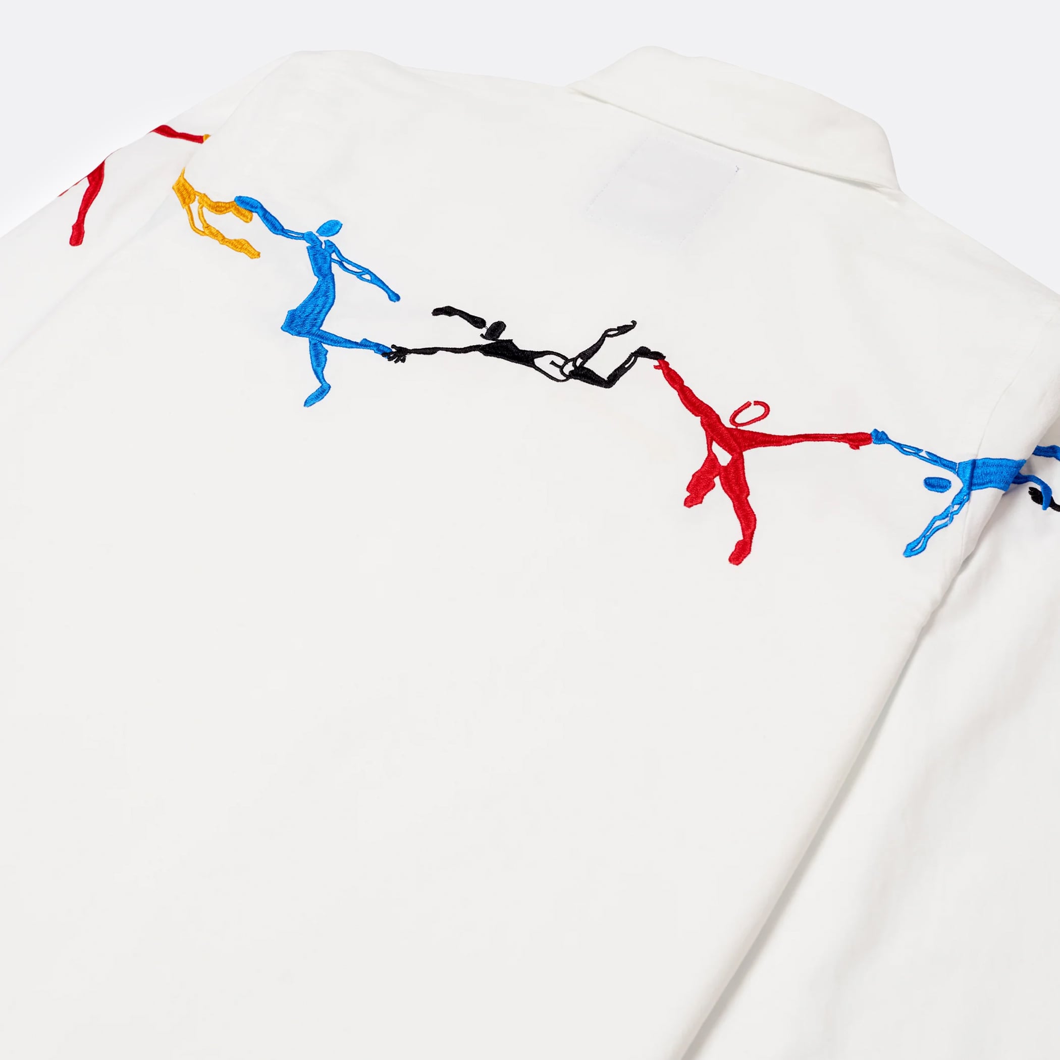 ELLIS ROSCH KidSuper Embroidered Figures Button Up Shirt
