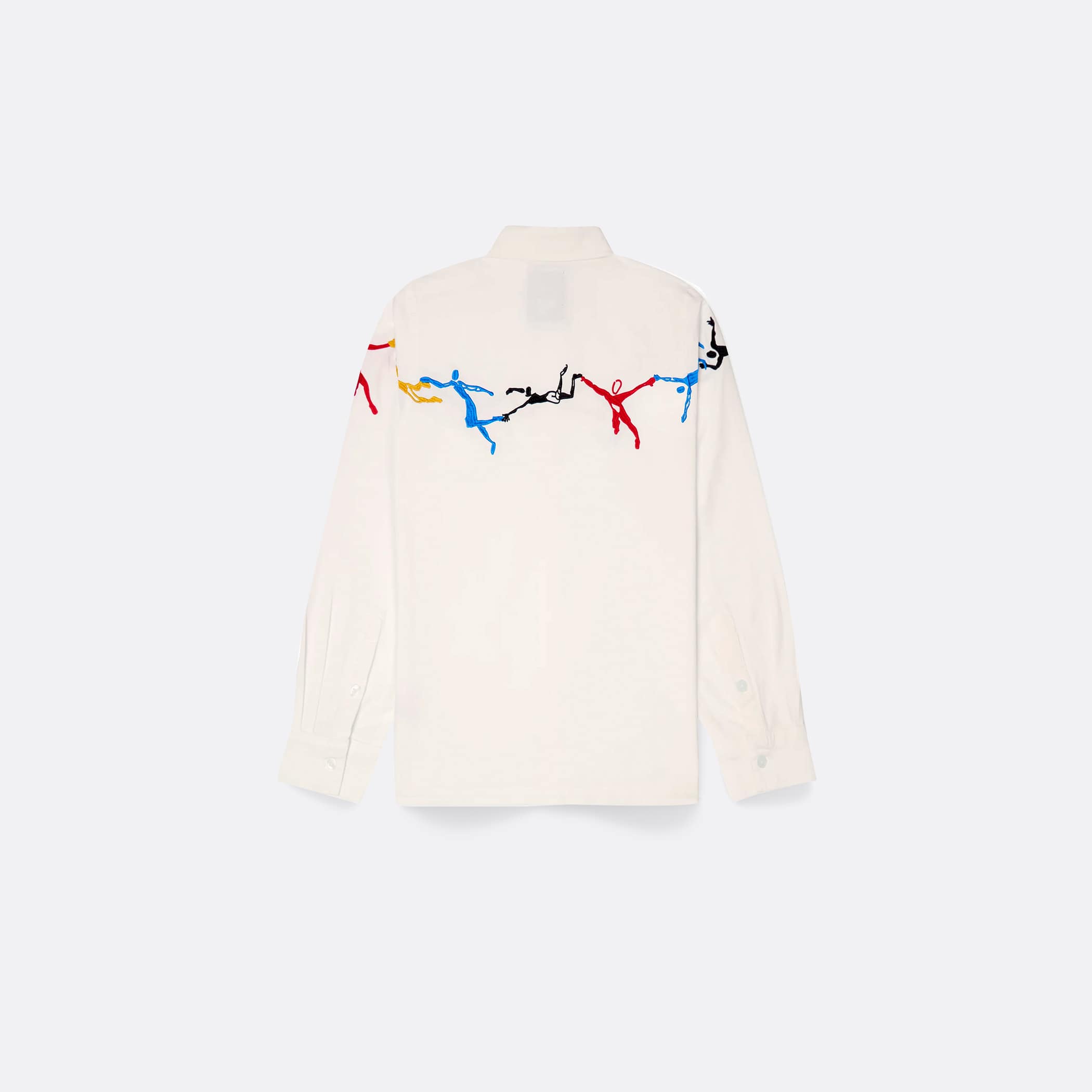 ELLIS ROSCH KidSuper Embroidered Figures Button Up Shirt