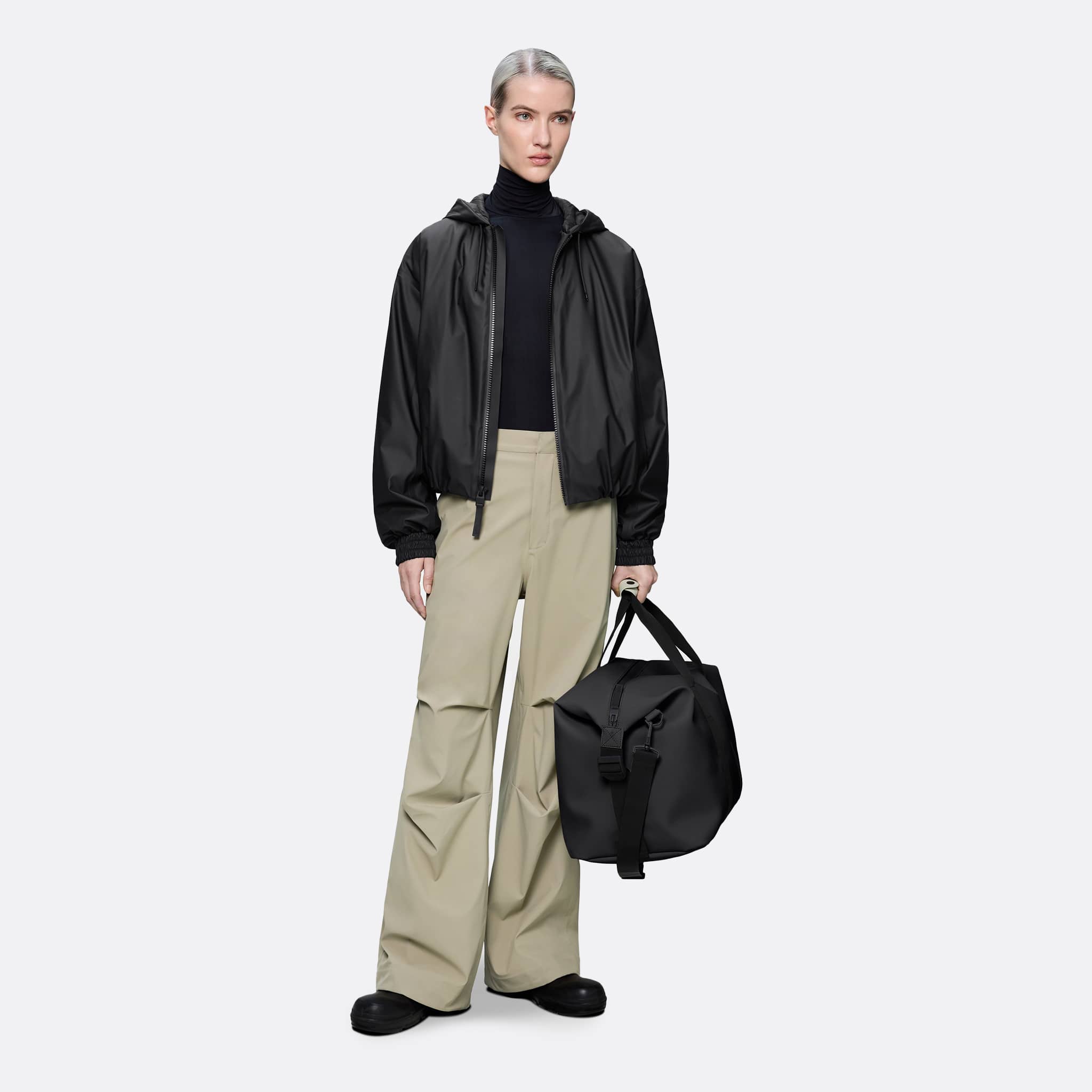 Lohja Insulated Bomber W Jacket in Black