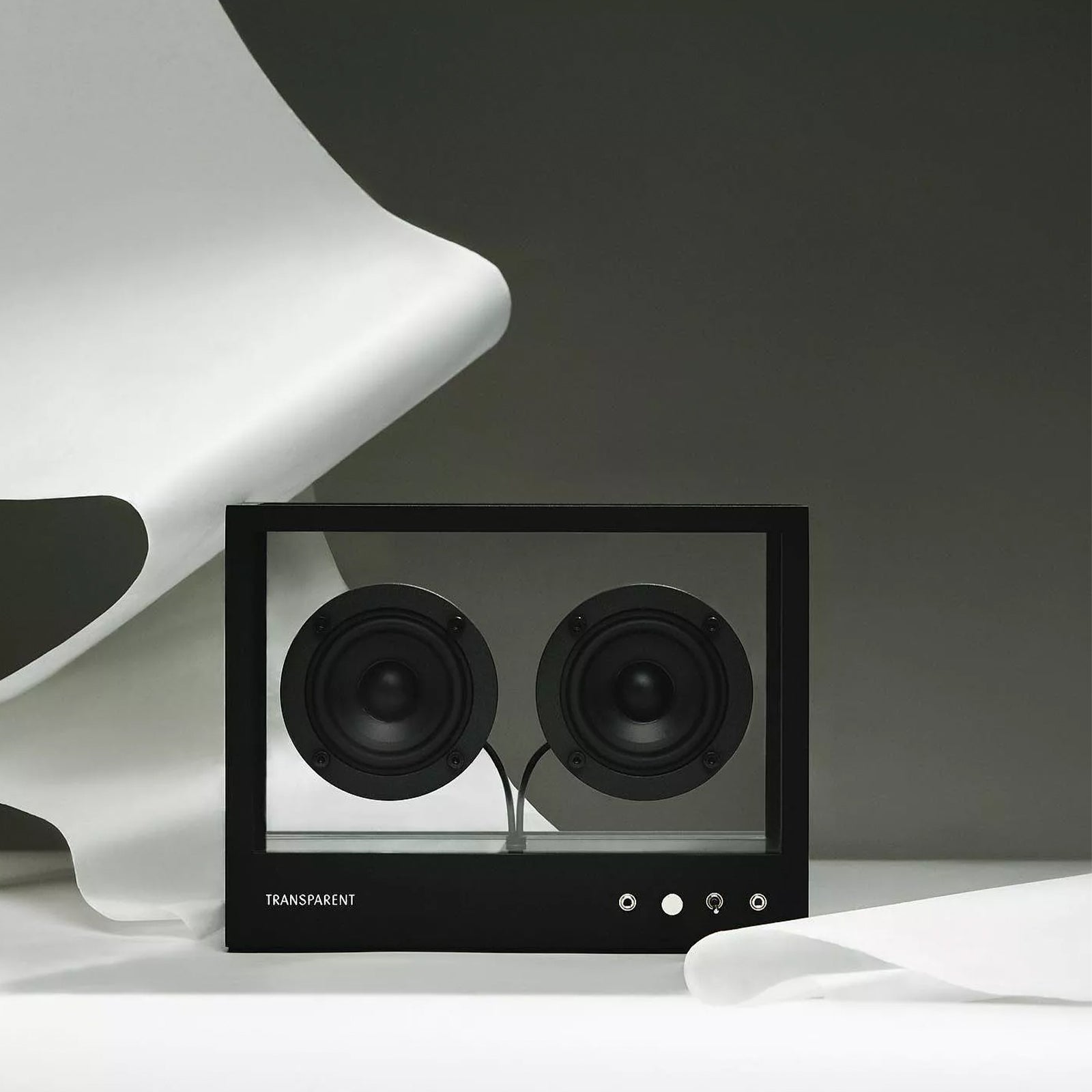 Small Transparent Speaker Black