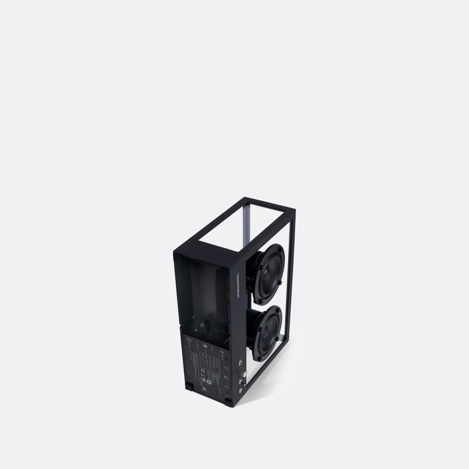 Small Transparent Speaker Black