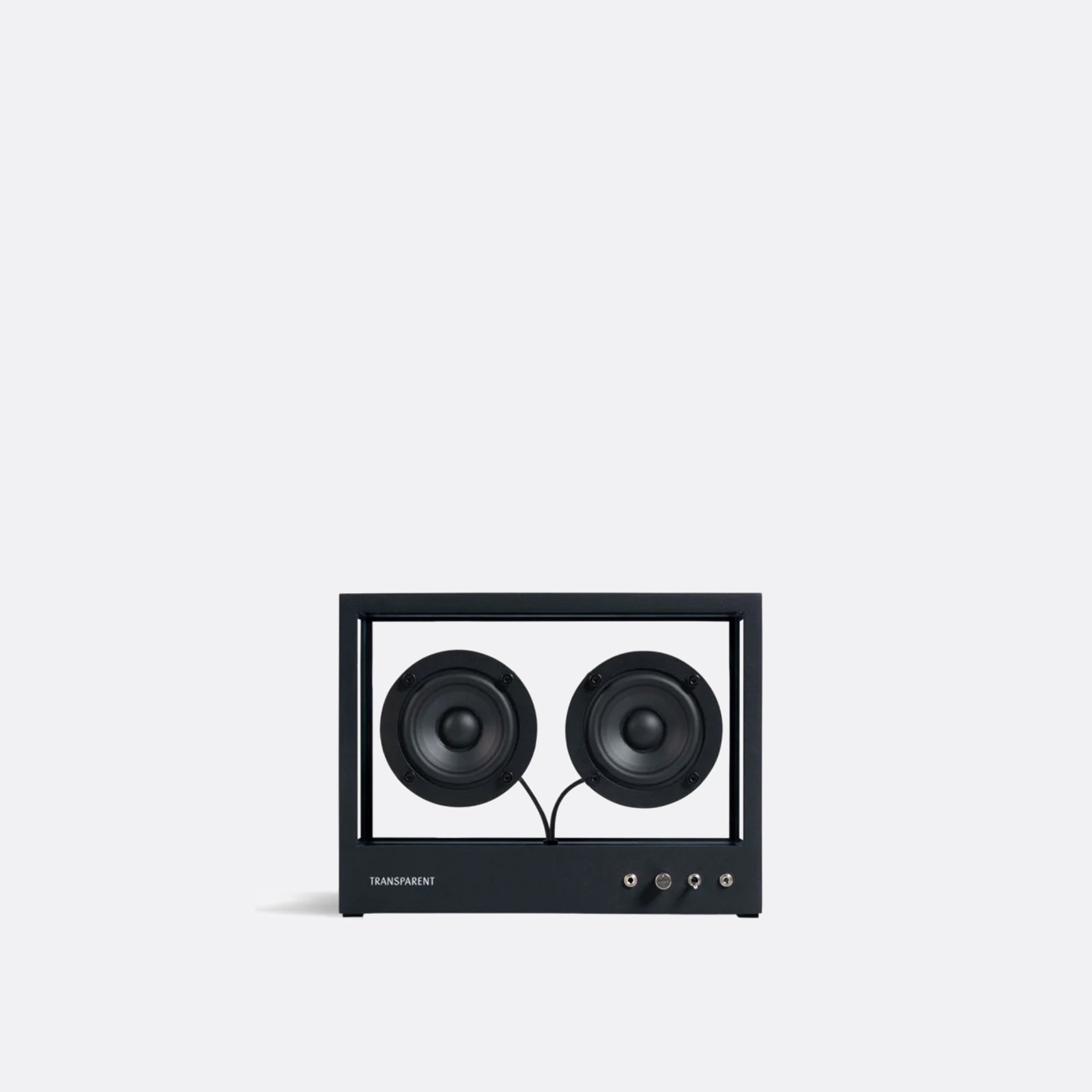 Small Transparent Speaker Black
