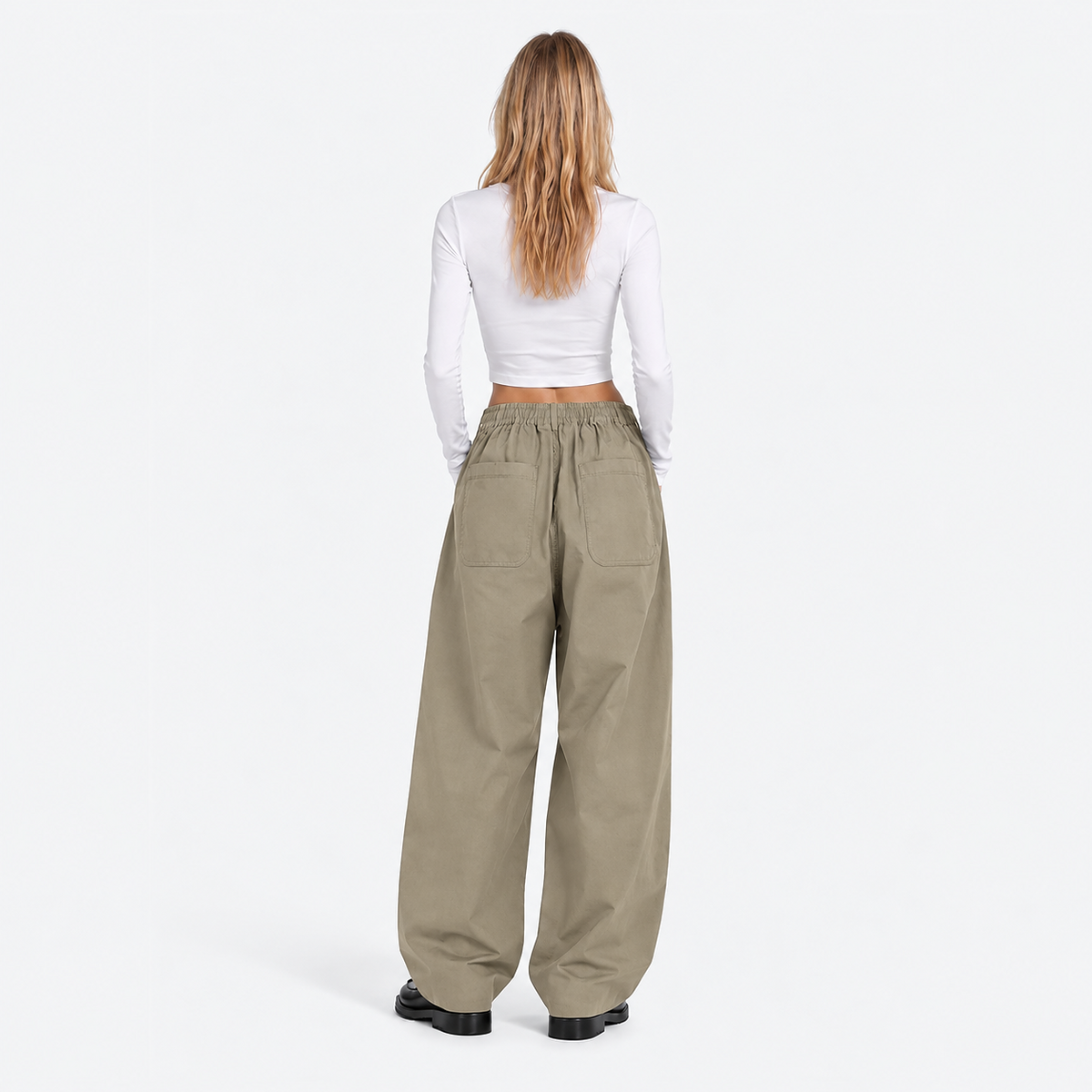 Two Tuck Wide CN Pants from Kappy