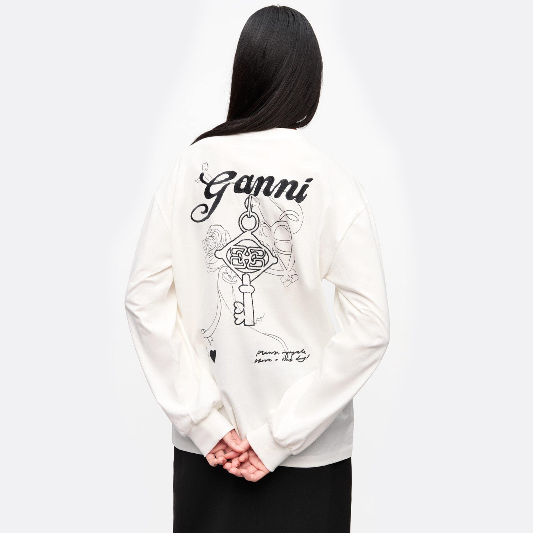 ELLIS ROSCH GANNI Re-cut  Charm T-shirt