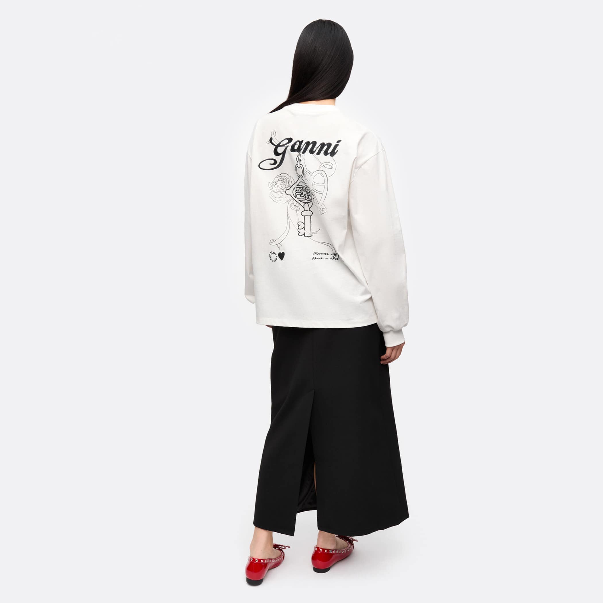 ELLIS ROSCH GANNI Re-cut  Charm T-shirt