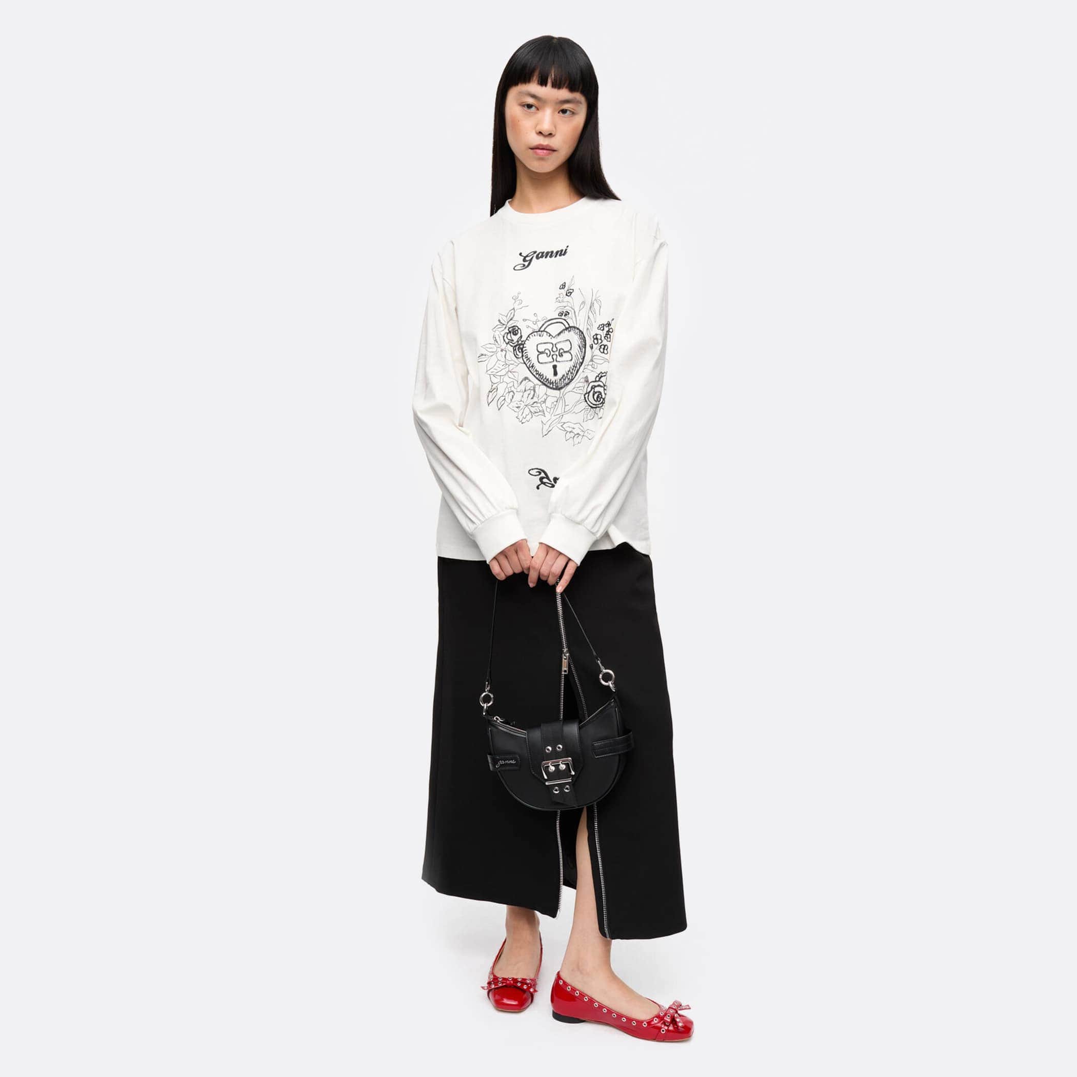 ELLIS ROSCH GANNI Re-cut  Charm T-shirt