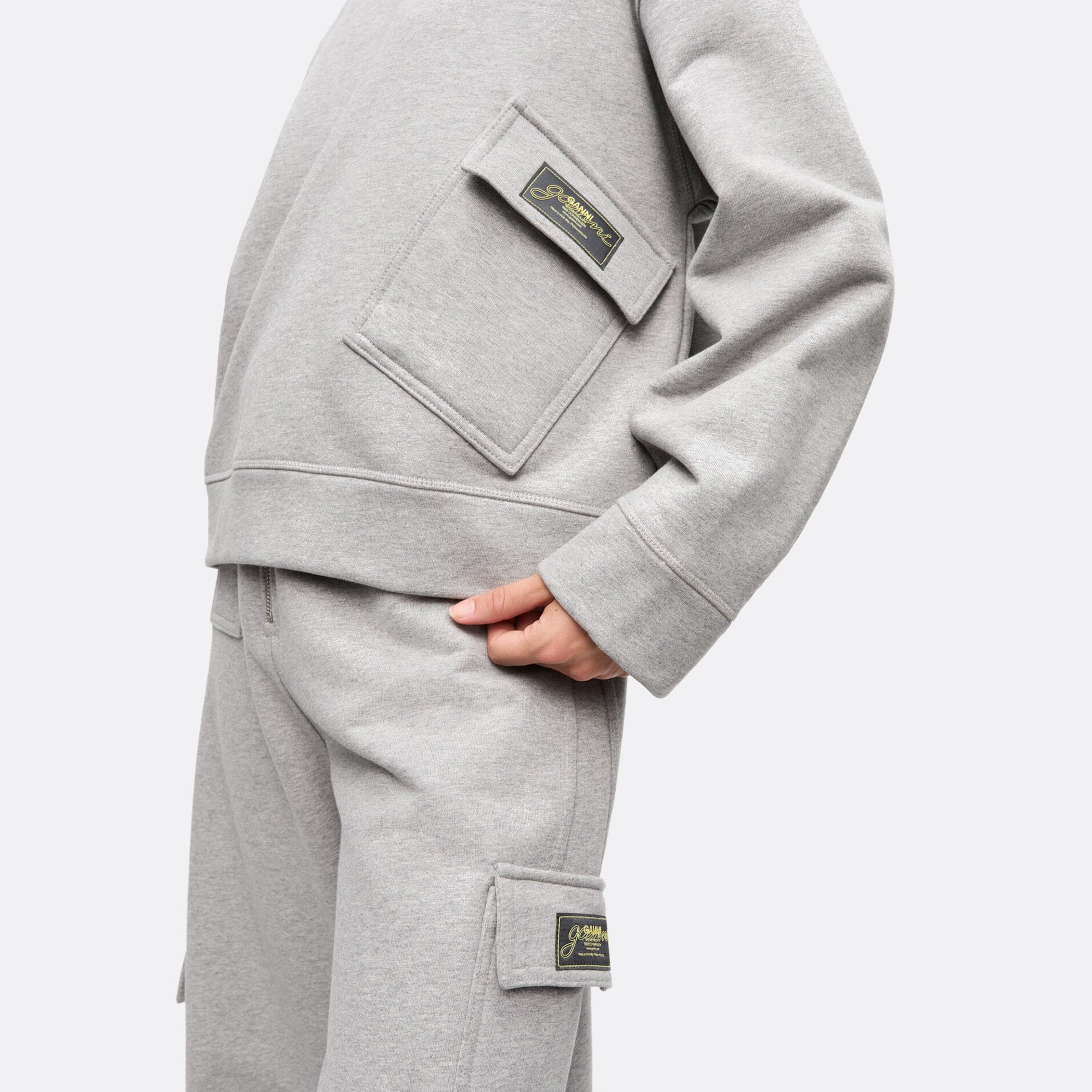 ELLIS ROSCH GANNI Terry Drop Shoulder Sweatshirt